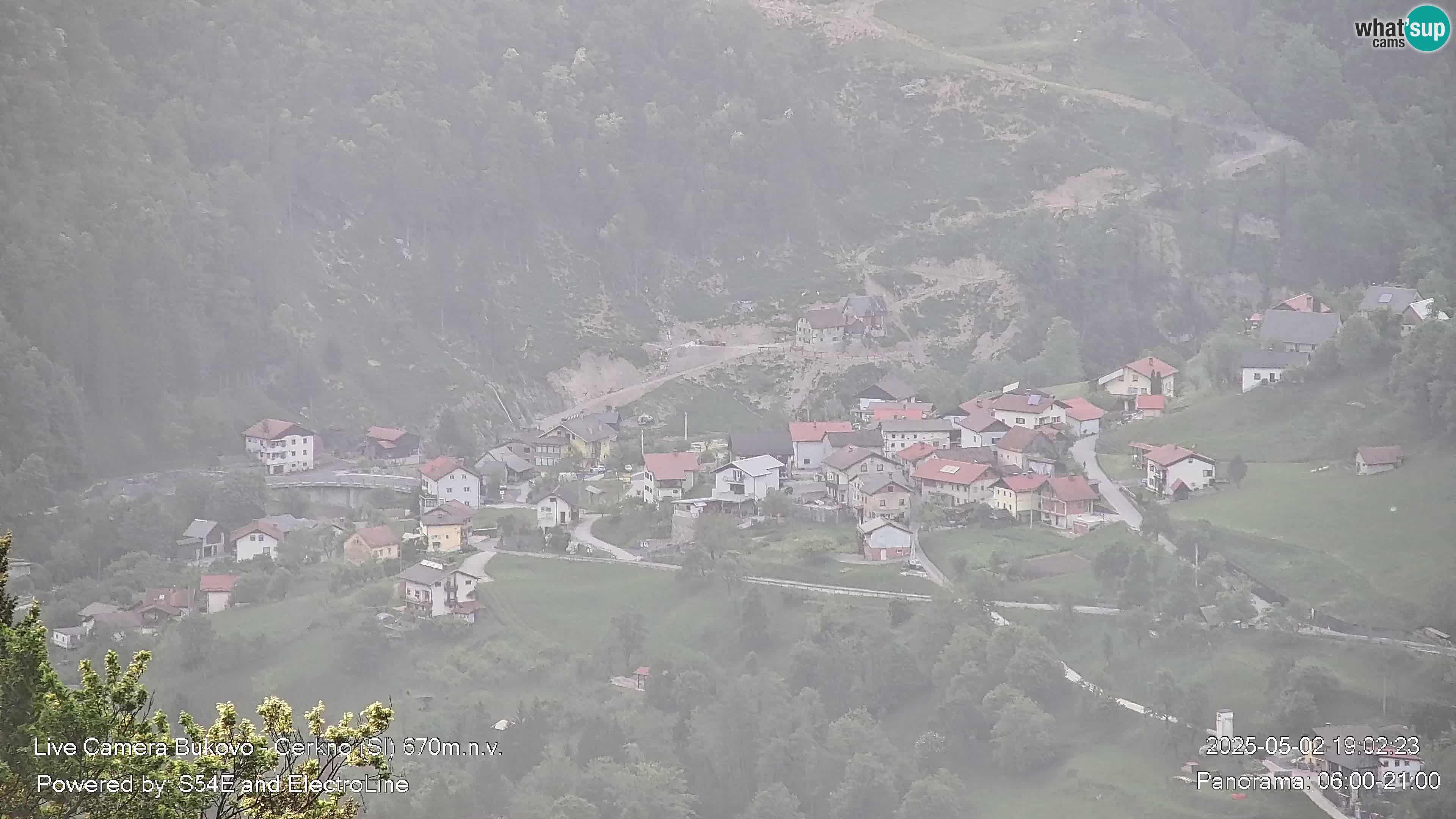 Webcam Bukovo – Baška grapa | Cerkno | Slovénie