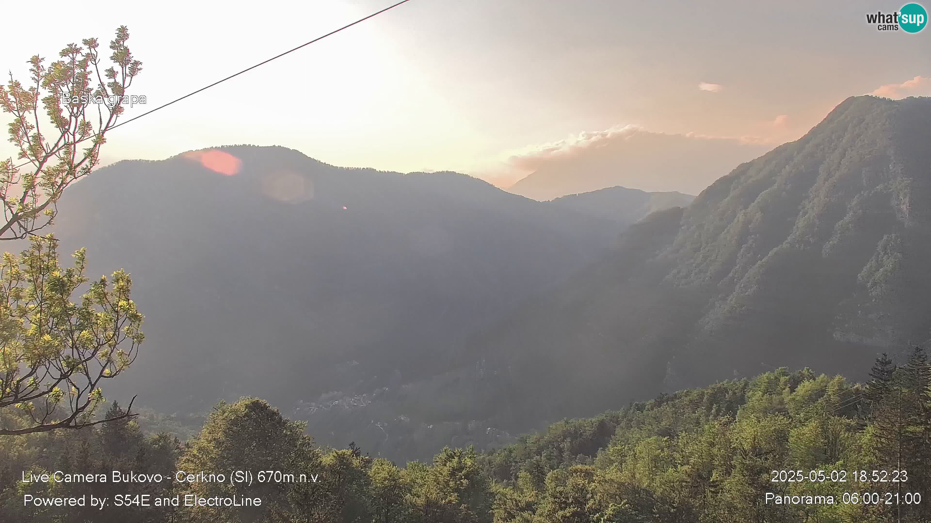 Webcam Bukovo – Baška grapa | Cerkno | Slovenia