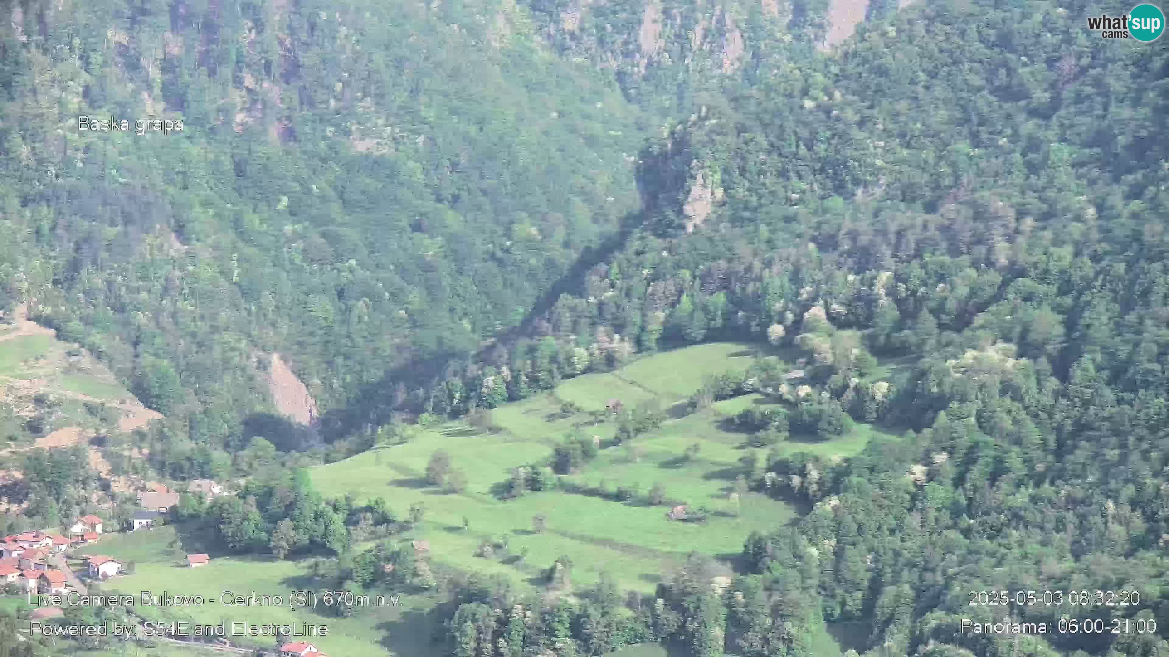 Webcam Bukovo – Baška grapa | Cerkno | Slovenia