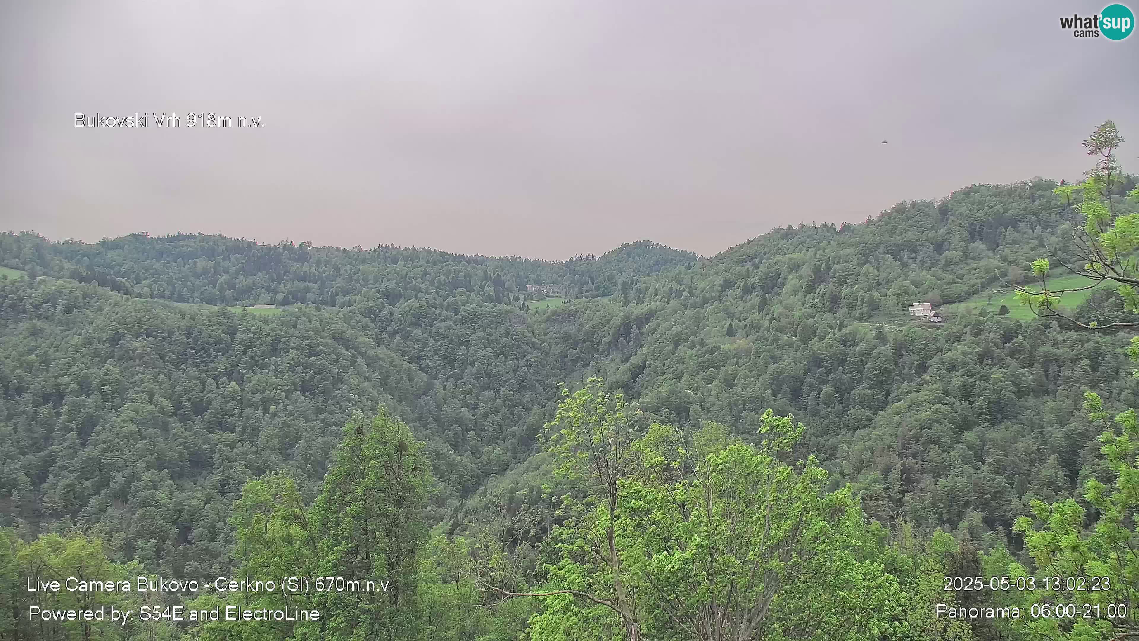 Web kamera Bukovo – Baška grapa | Cerkno | Slovenija