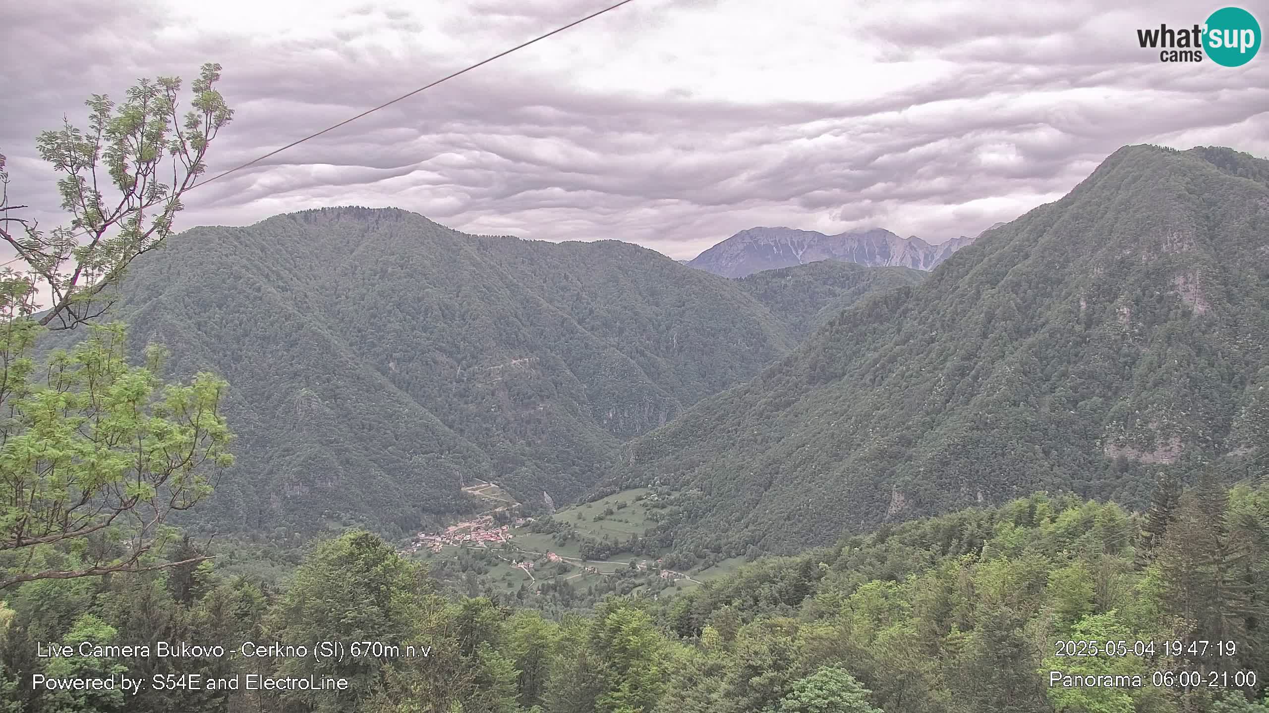 Webcam Bukovo – Baška grapa | Cerkno | Slovénie