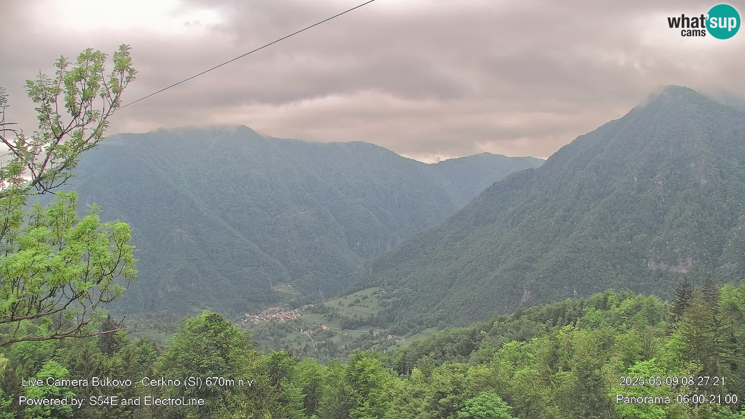 Webcam Bukovo – Baška grapa | Cerkno | Slovénie