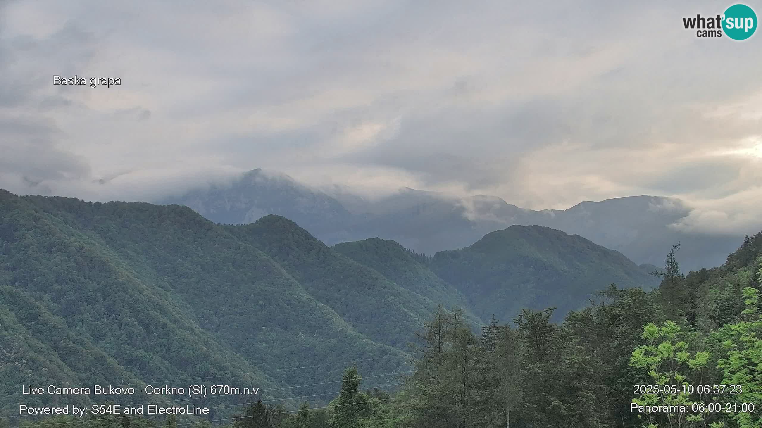 Webcam Bukovo – Baška grapa | Cerkno | Slovenia