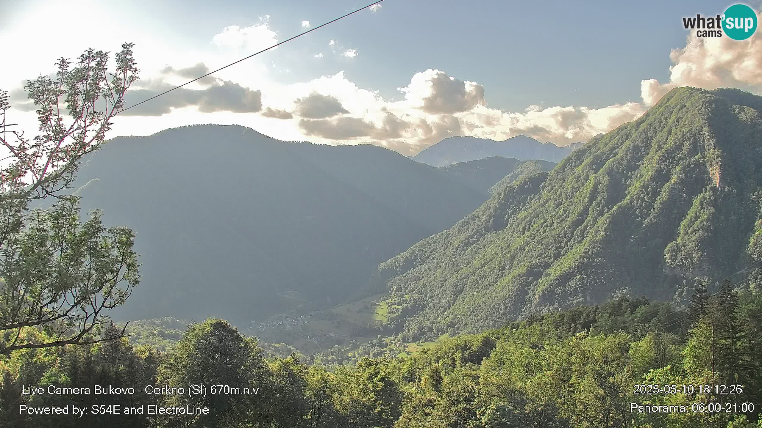 Webcam Bukovo – Baška grapa | Cerkno | Slovenia