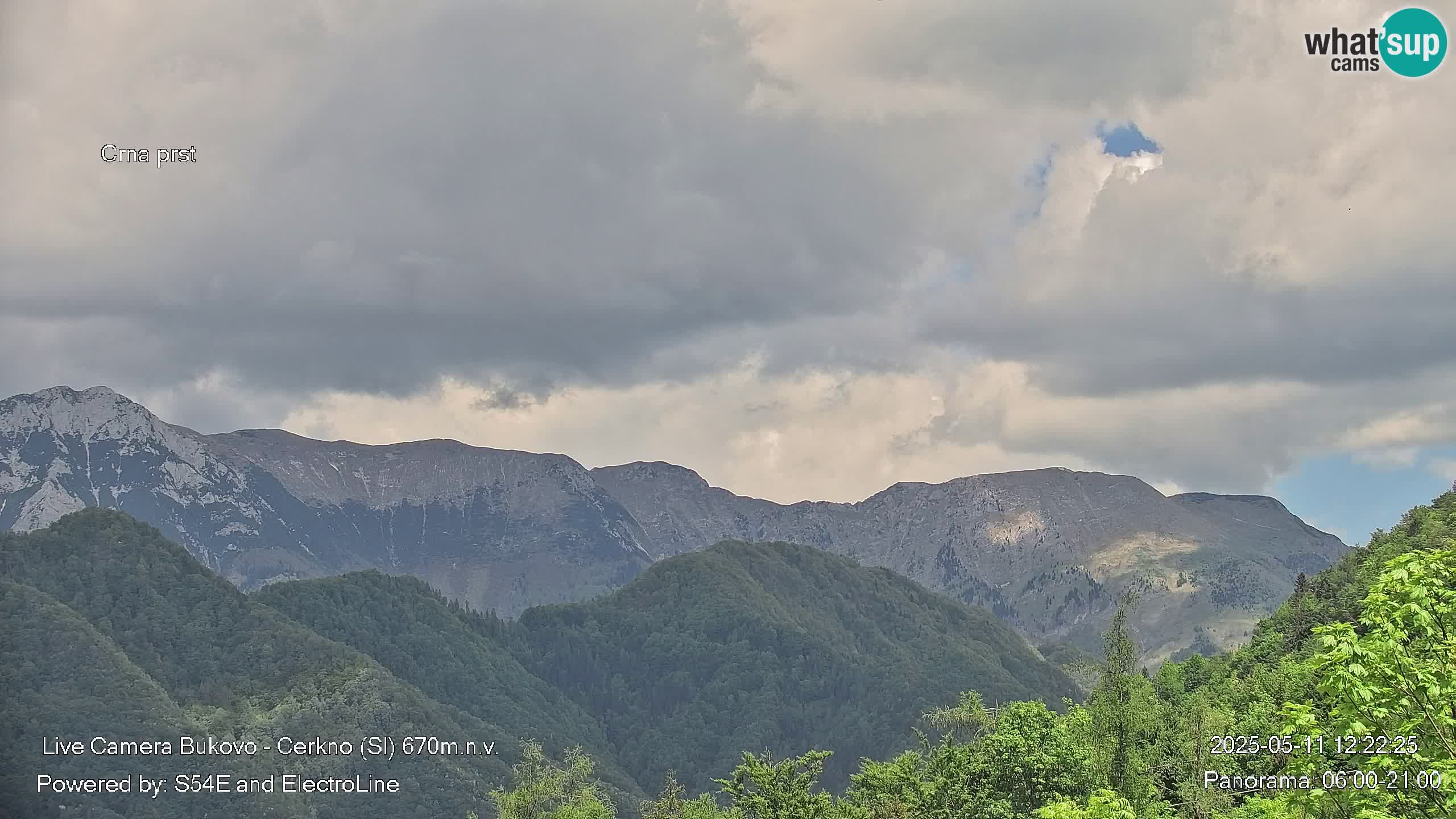 Webcam Bukovo – Baška grapa | Cerkno | Slovénie