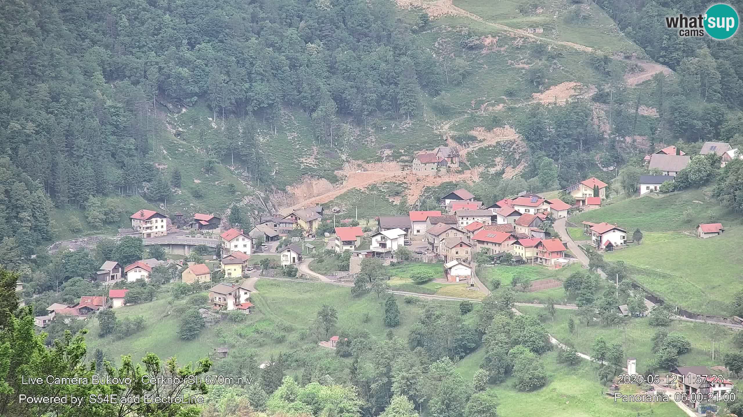 Webcam Bukovo – Baška grapa | Cerkno | Slovénie