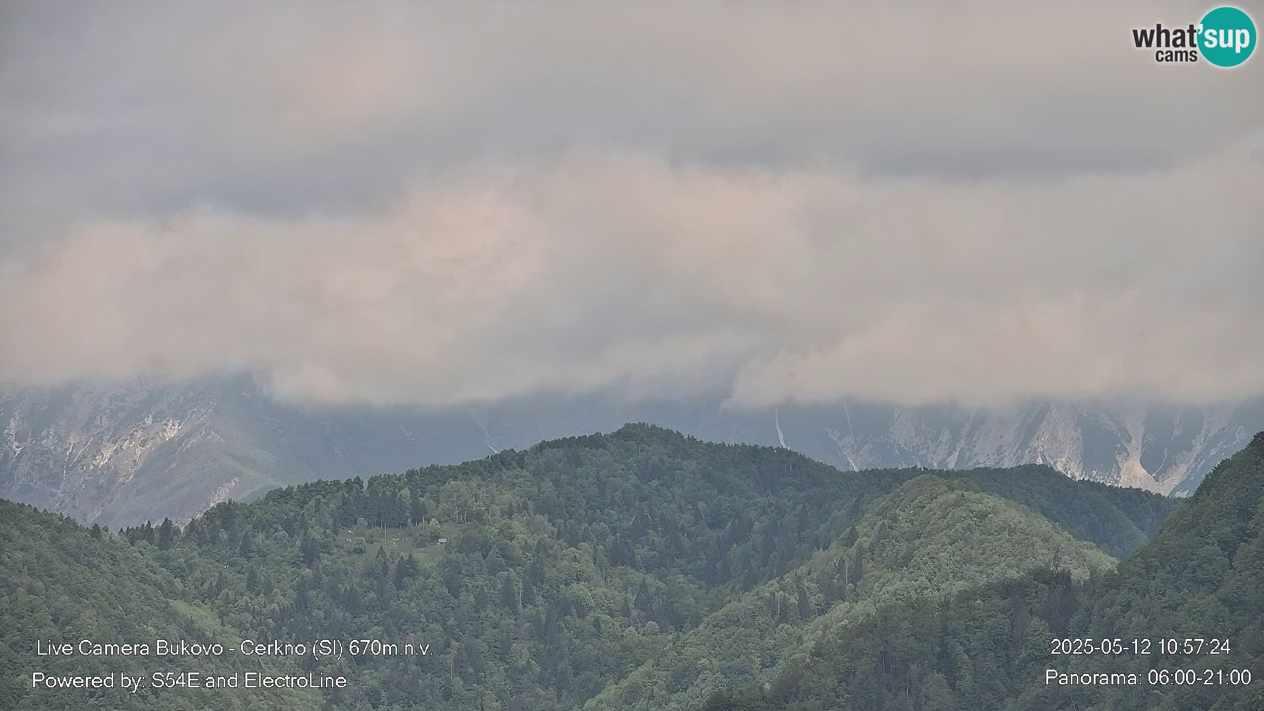 Webcam Bukovo – Baška grapa | Cerkno | Slovenia
