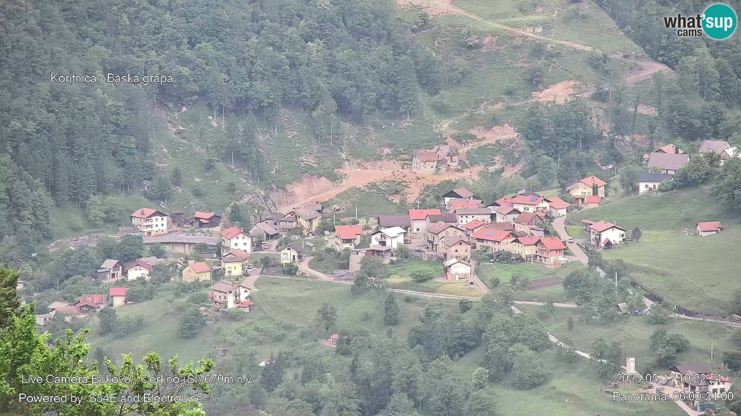 Bukovo Webcam – Baška grapa | Cerkno | Slowenien