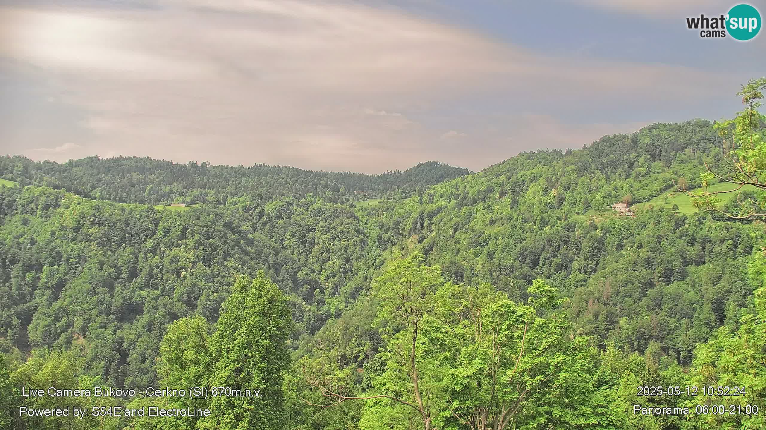Web kamera Bukovo – Baška grapa | Cerkno | Slovenija