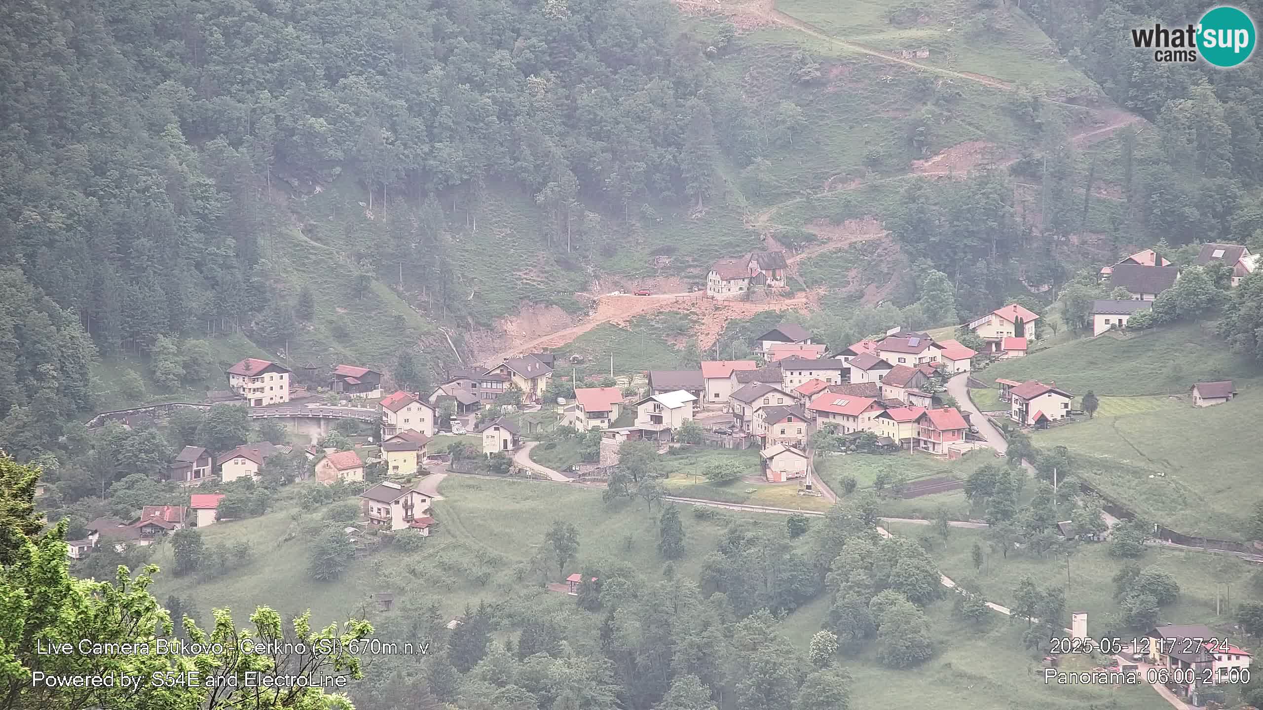 Webcam en vivo Bukovo – Baška grapa | Cerkno | Eslovenia