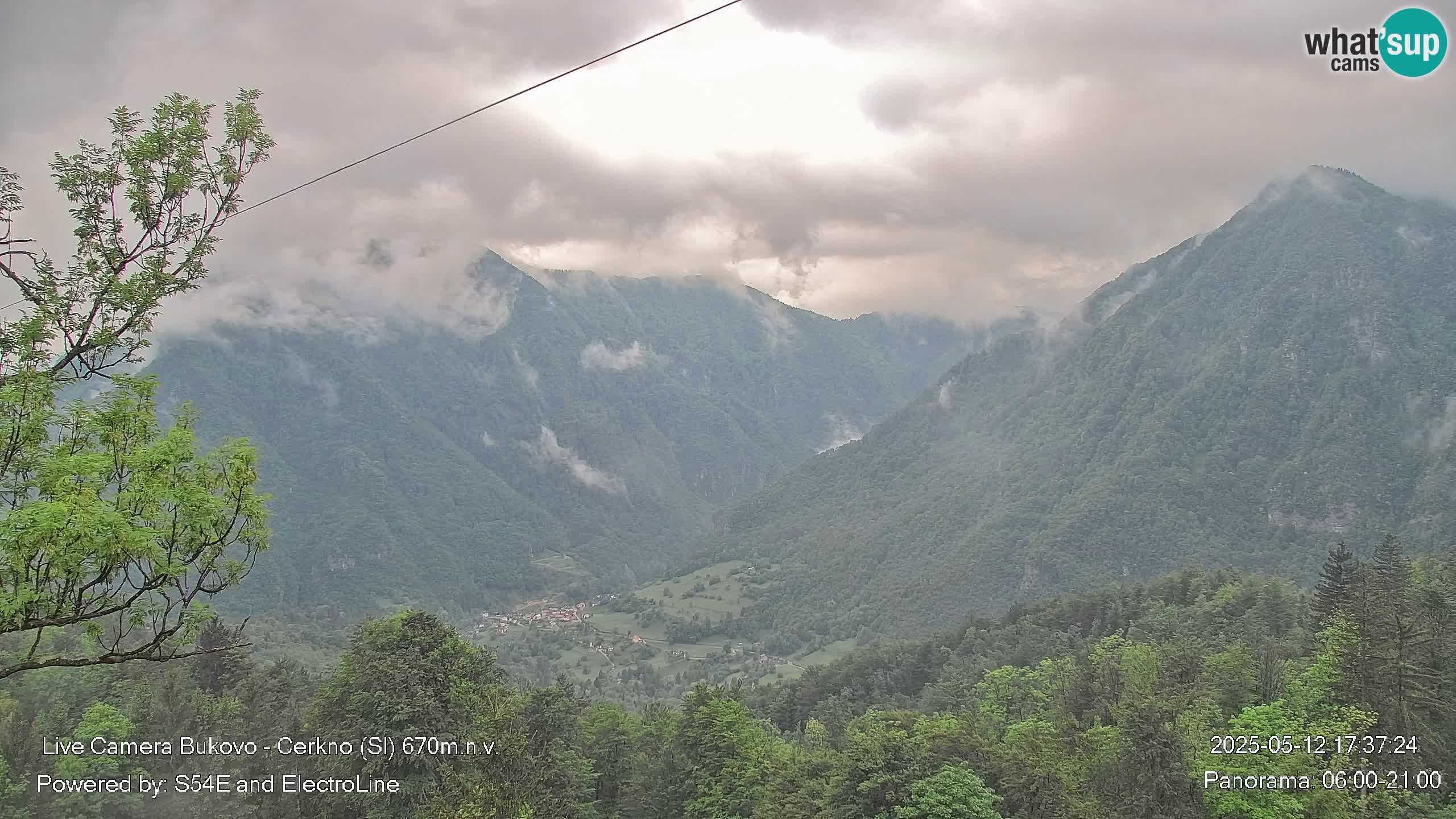 Webcam Bukovo – Baška grapa | Cerkno | Slovenia