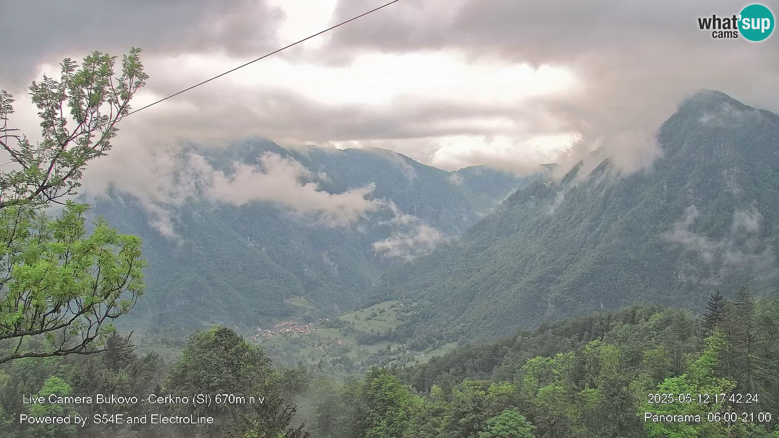 Webcam en vivo Bukovo – Baška grapa | Cerkno | Eslovenia