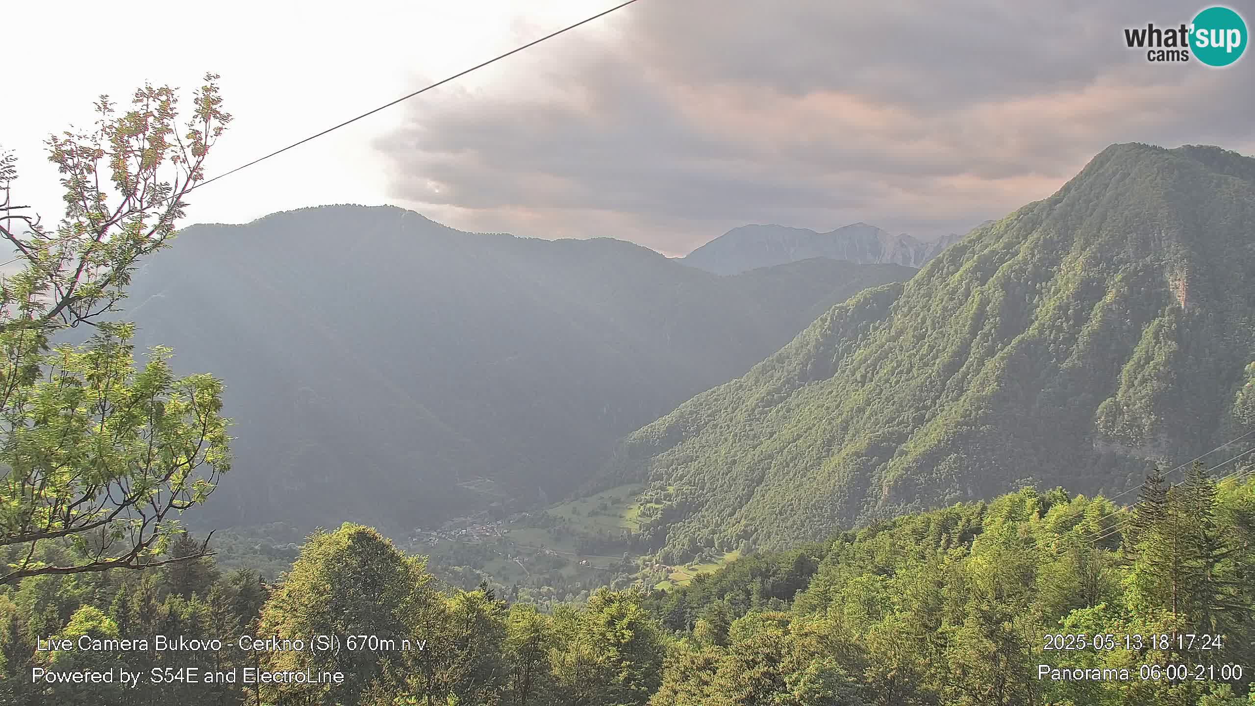 Webcam Bukovo – Baška grapa | Cerkno | Slovénie