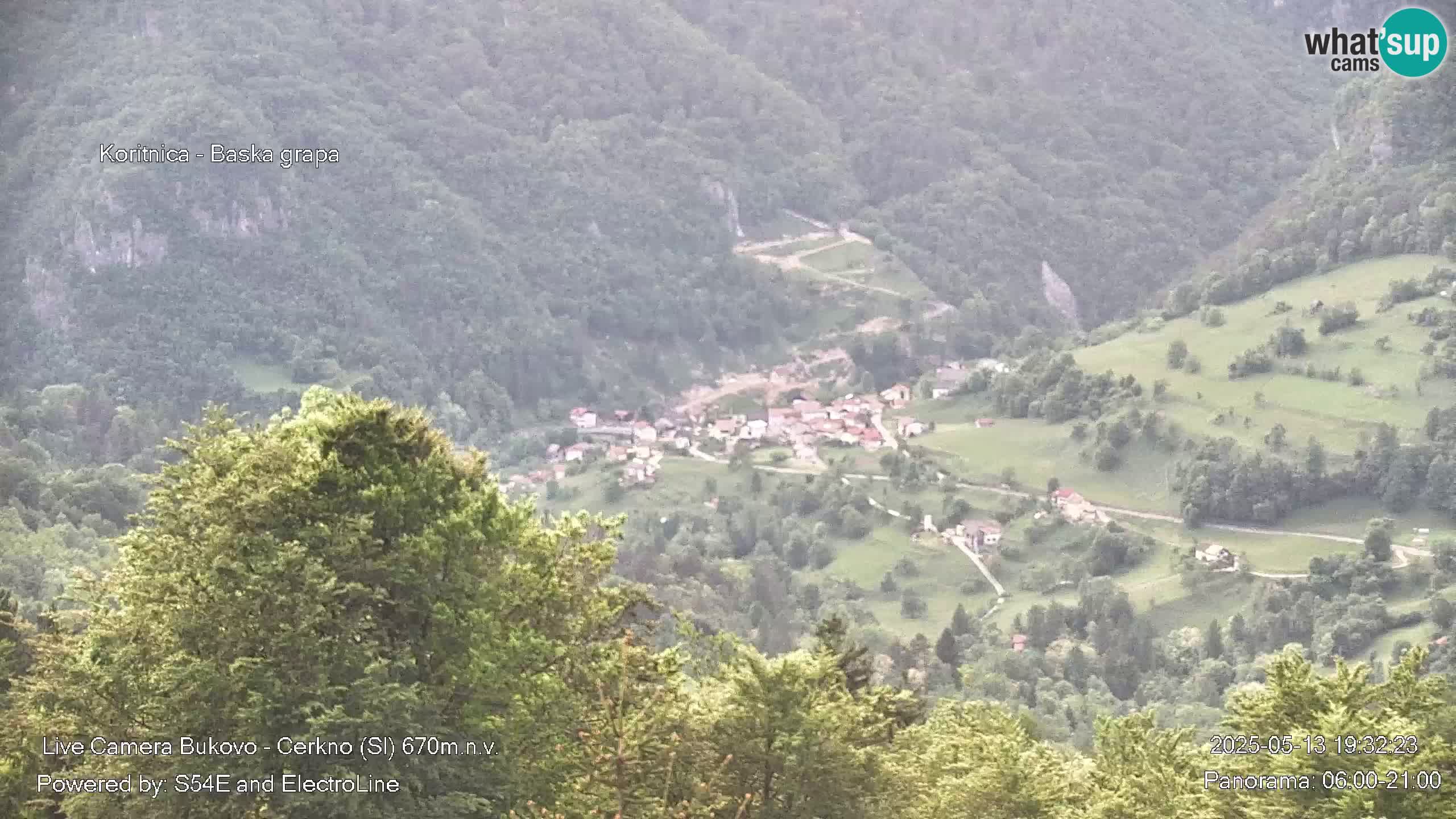 Webcam Bukovo – Baška grapa | Cerkno | Slovenia