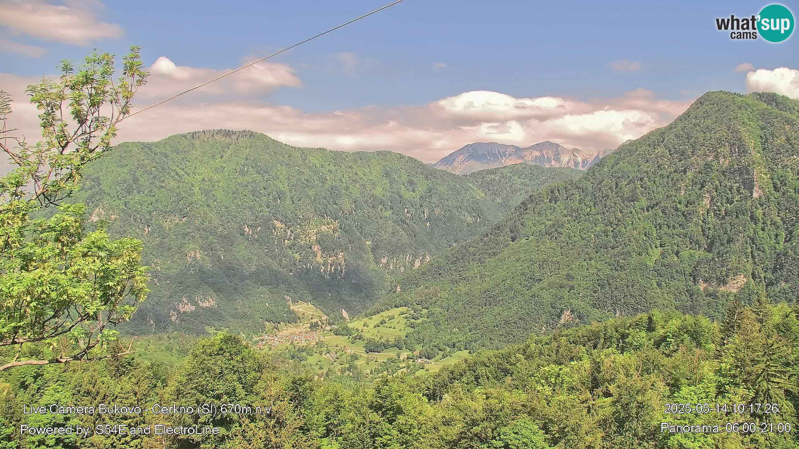 Web kamera Bukovo – Baška grapa | Cerkno | Slovenija