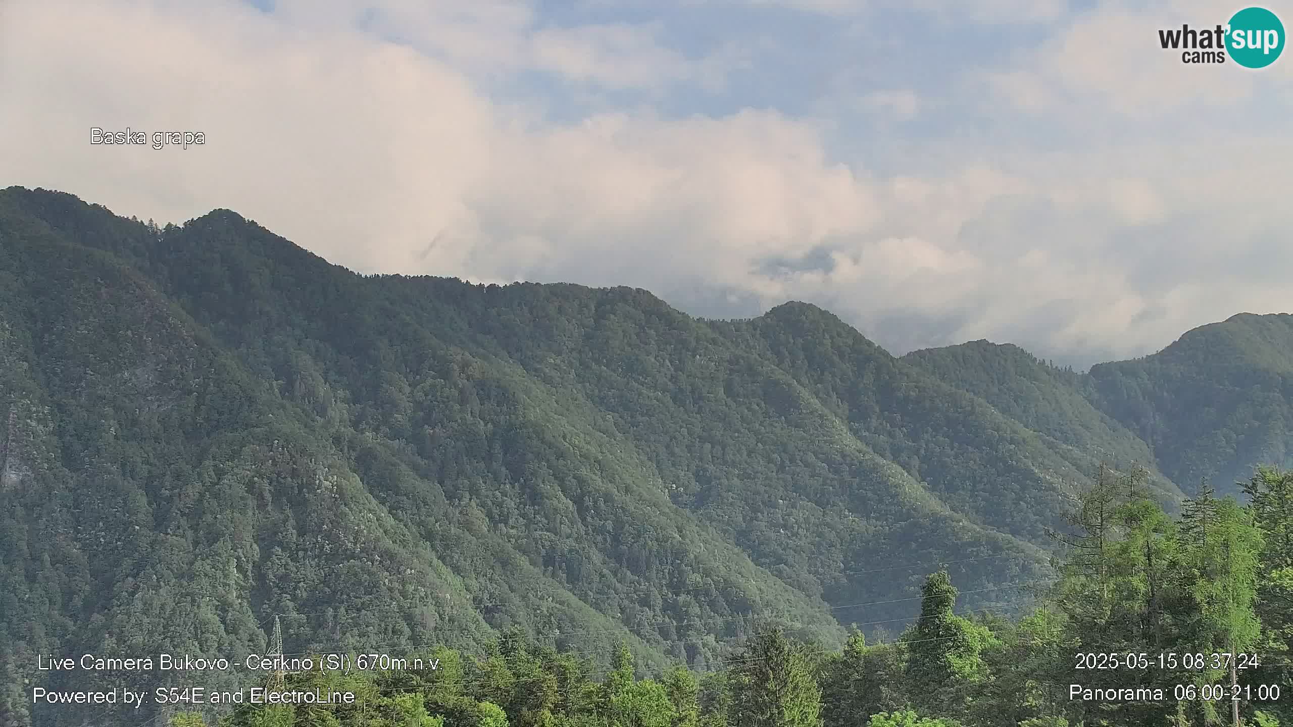Webcam Bukovo – Baška grapa | Cerkno | Slovenia