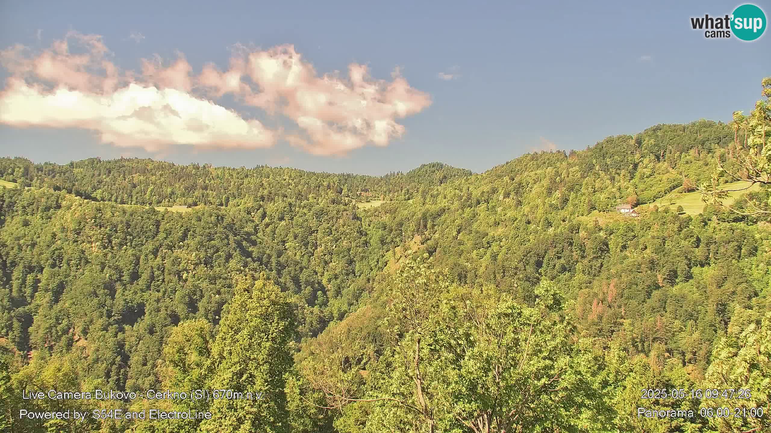 Webcam Bukovo – Baška grapa | Cerkno | Slovenia