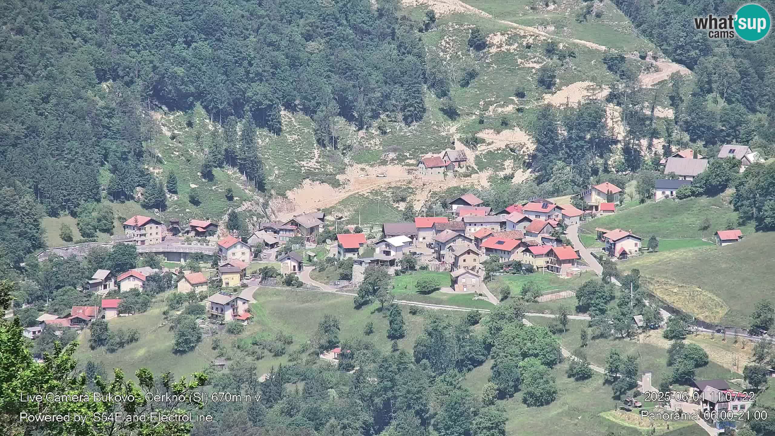 Webcam Bukovo – Baška grapa | Cerkno | Slovenia