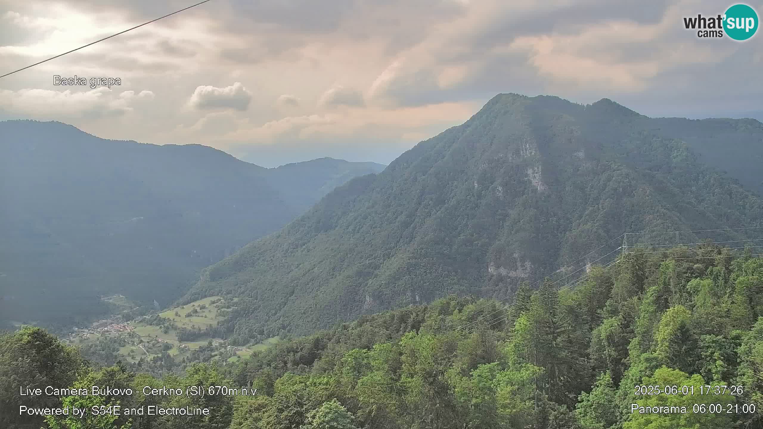 Kamera Bukovo – Baška grapa | Cerkno