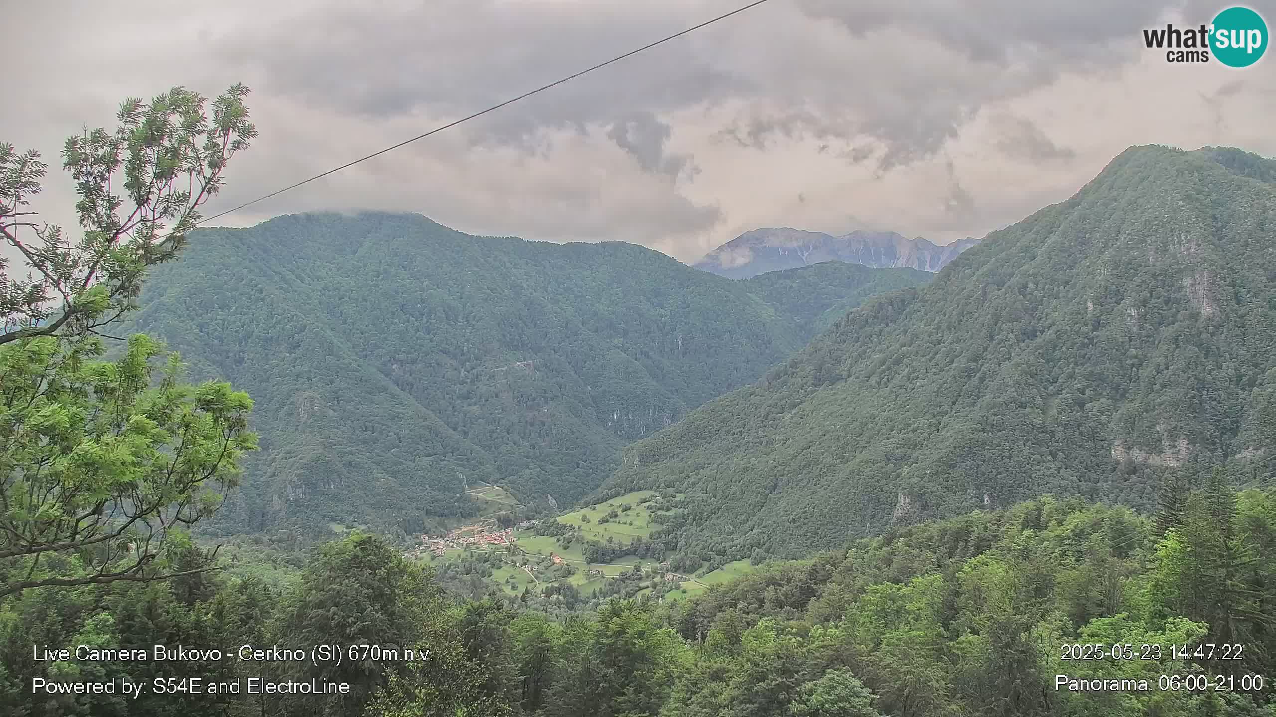 Web kamera Bukovo – Baška grapa | Cerkno | Slovenija