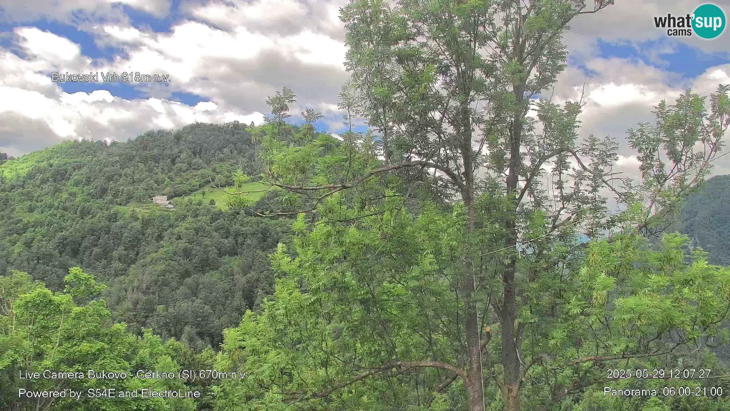 Webcam Bukovo – Baška grapa | Cerkno | Slovénie