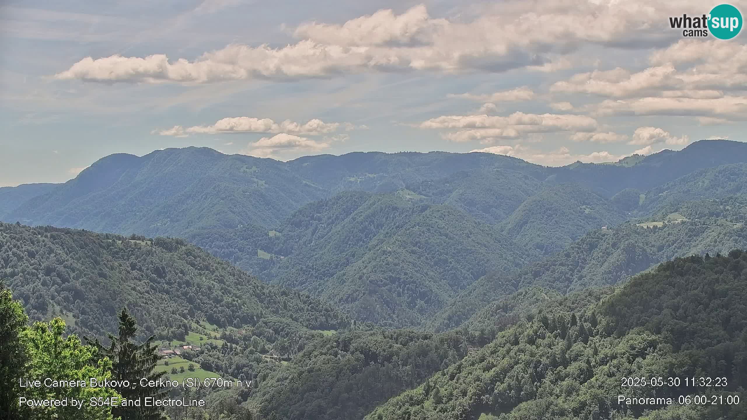 Web kamera Bukovo – Baška grapa | Cerkno | Slovenija
