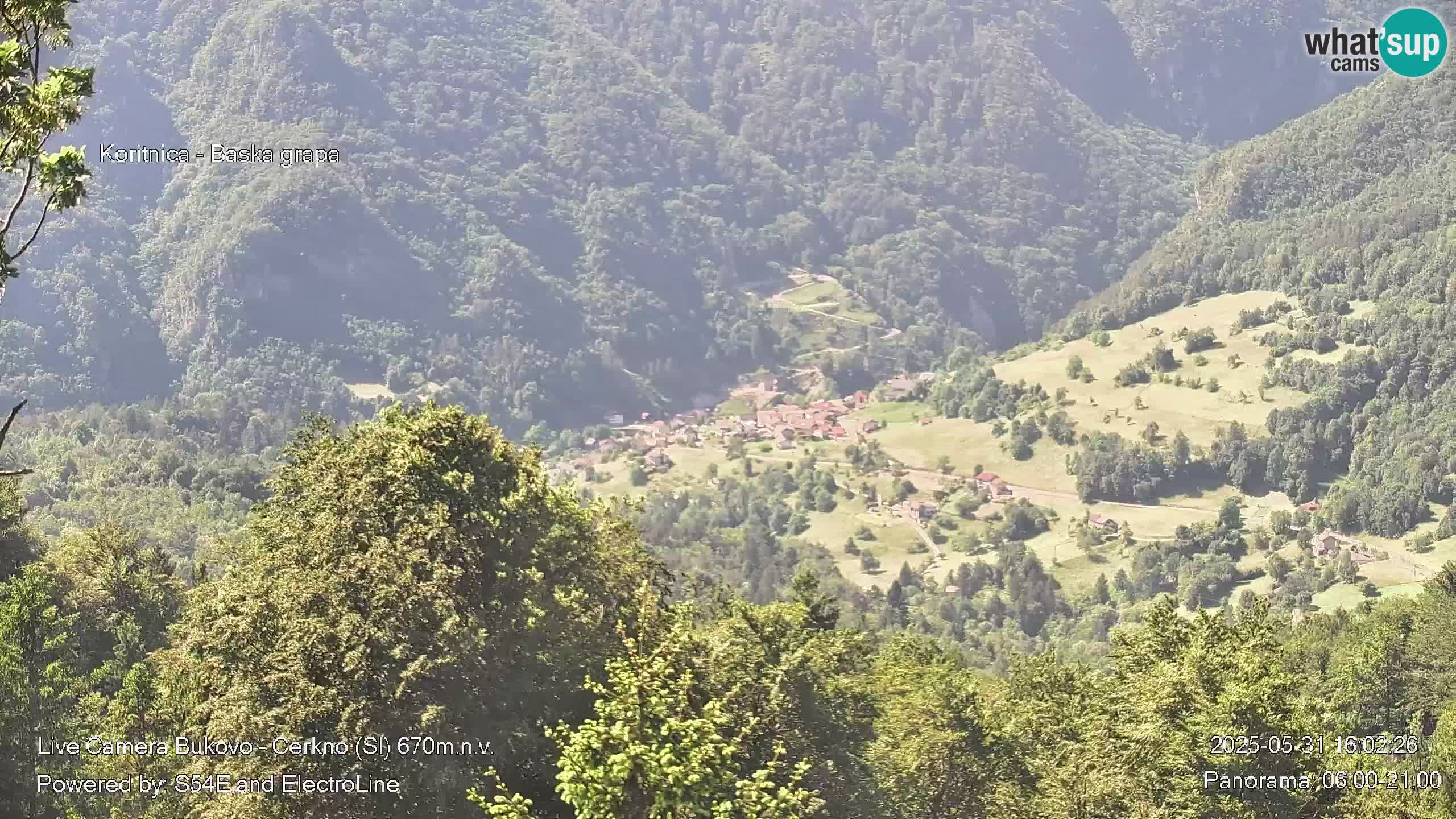 Webcam Bukovo – Baška grapa | Cerkno | Slovenia