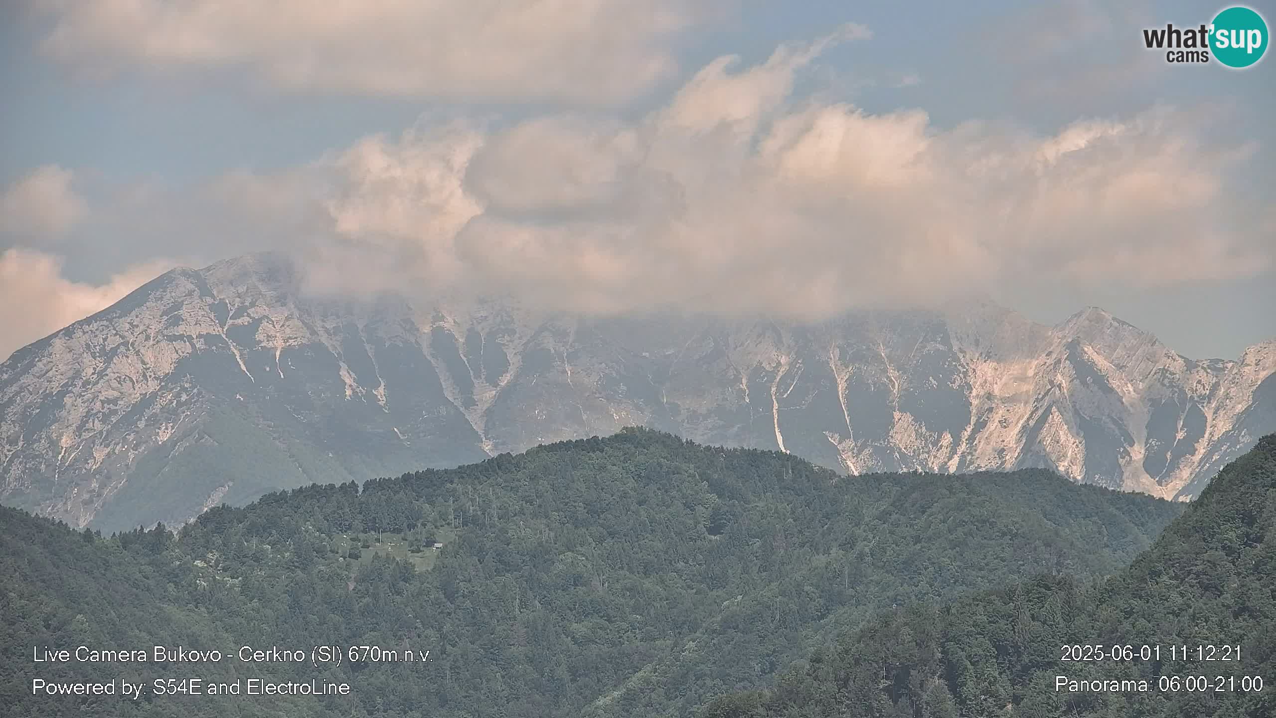 Web kamera Bukovo – Baška grapa | Cerkno | Slovenija