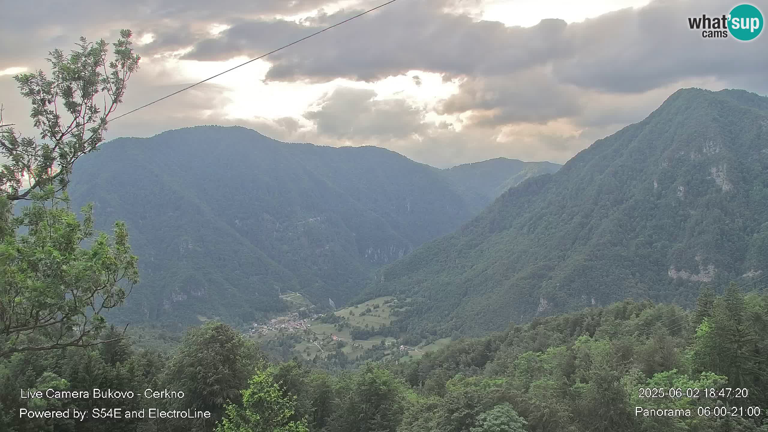 Webcam Bukovo – Baška grapa | Cerkno | Slovénie