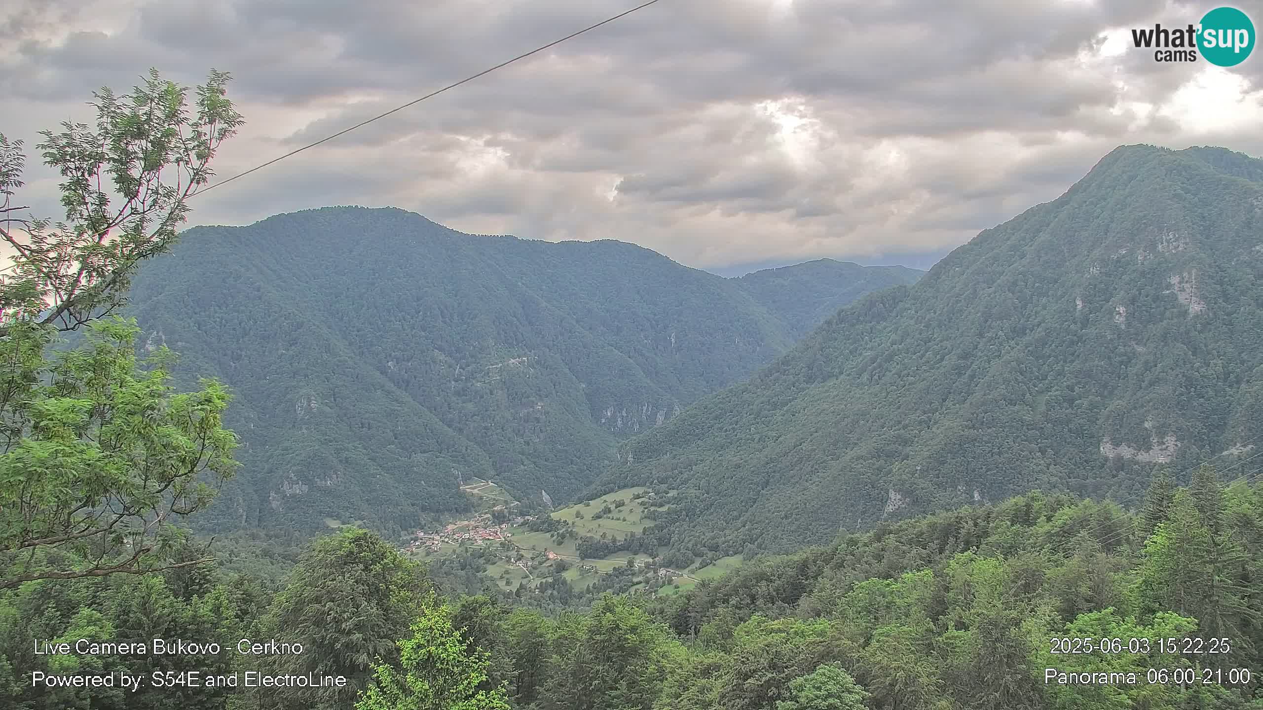 Webcam Bukovo – Baška grapa | Cerkno | Slovenia