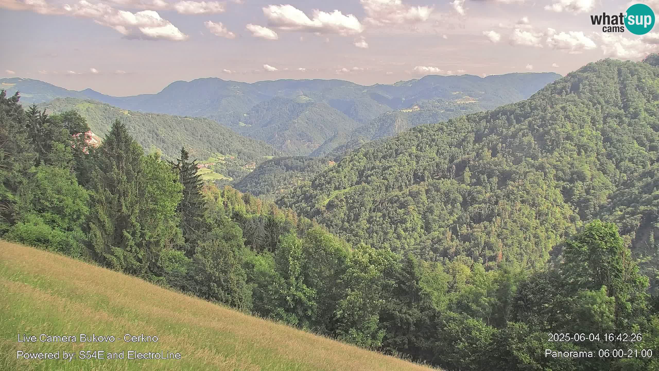 Web kamera Bukovo – Baška grapa | Cerkno | Slovenija