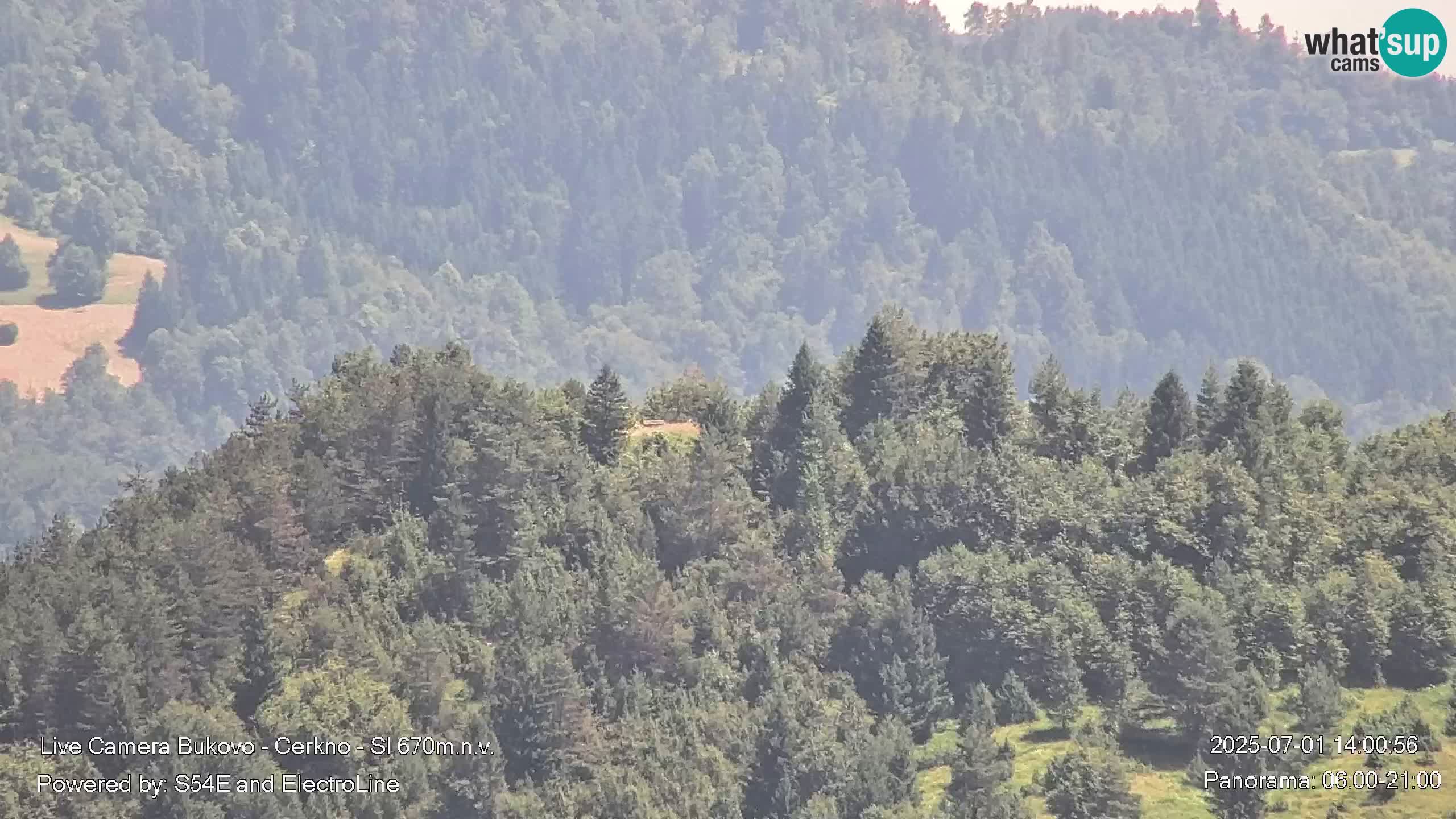Web kamera Bukovo – Baška grapa | Cerkno | Slovenija