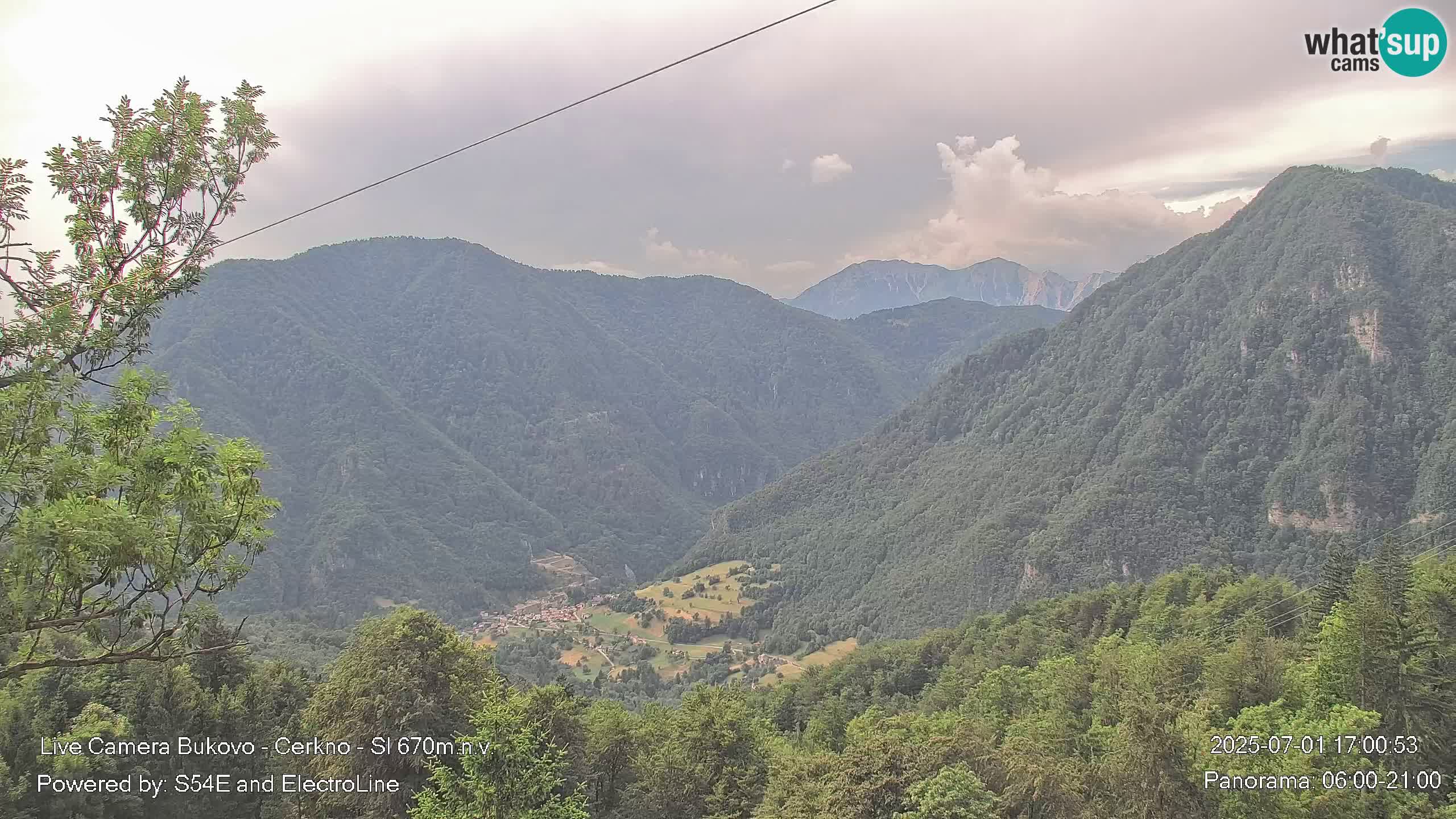 Webcam Bukovo – Baška grapa | Cerkno | Slovenia