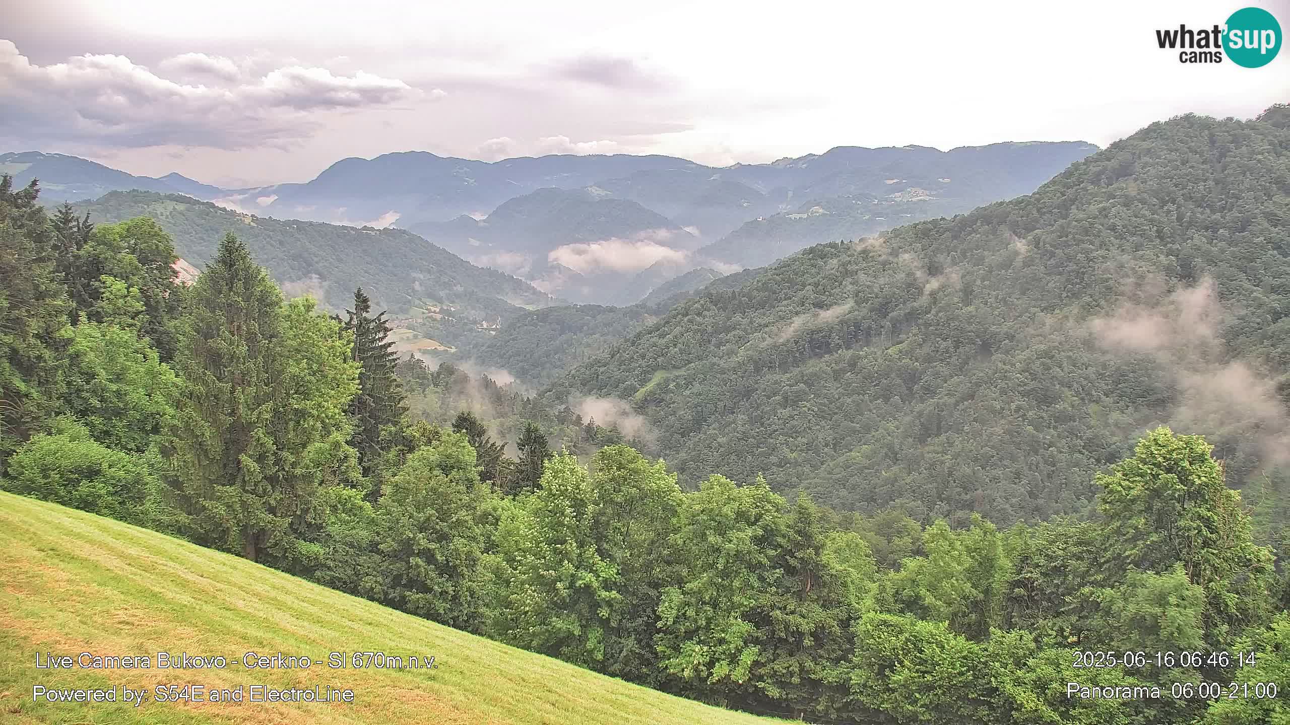 Web kamera Bukovo – Baška grapa | Cerkno | Slovenija