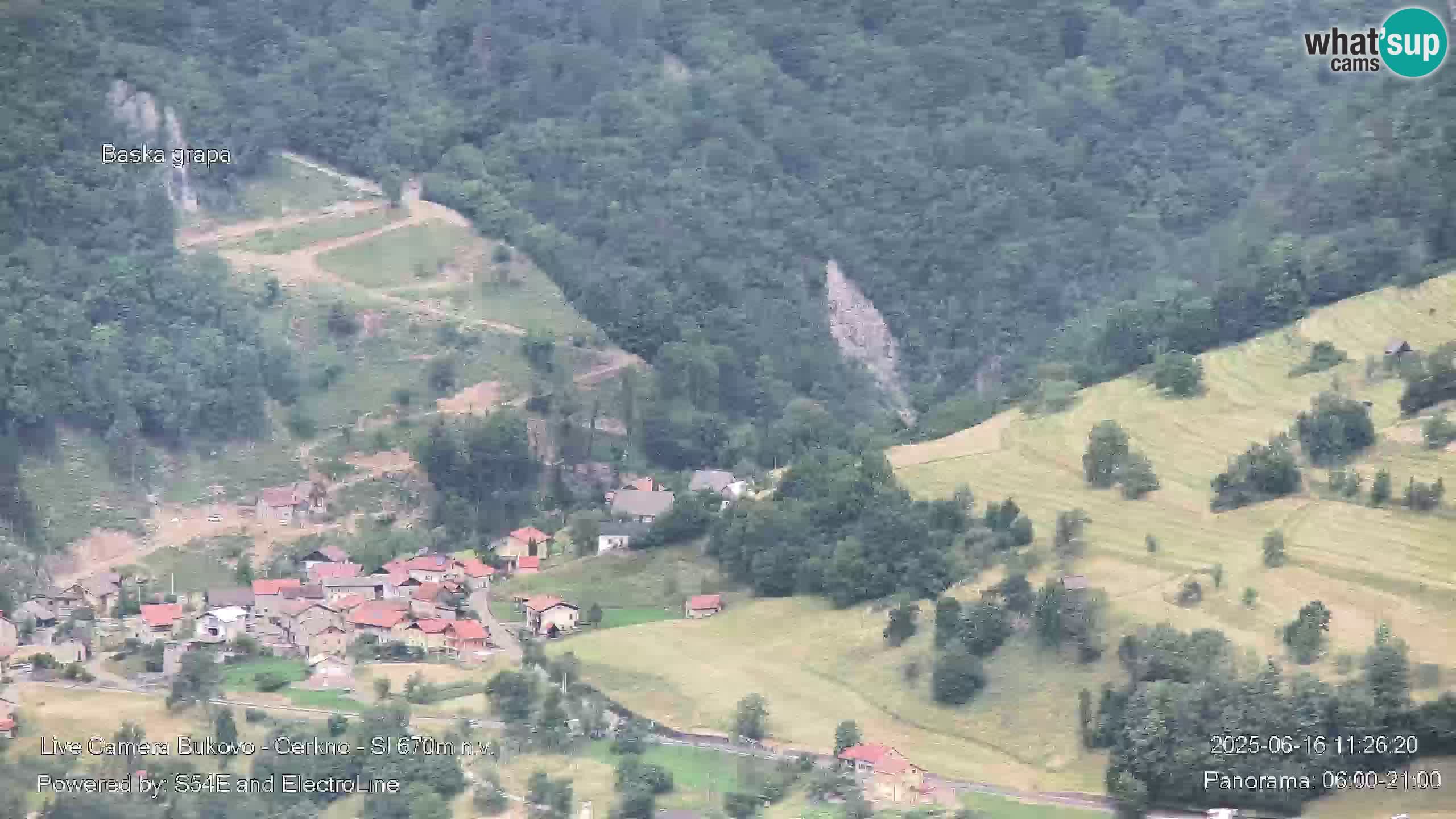 Webcam en vivo Bukovo – Baška grapa | Cerkno | Eslovenia