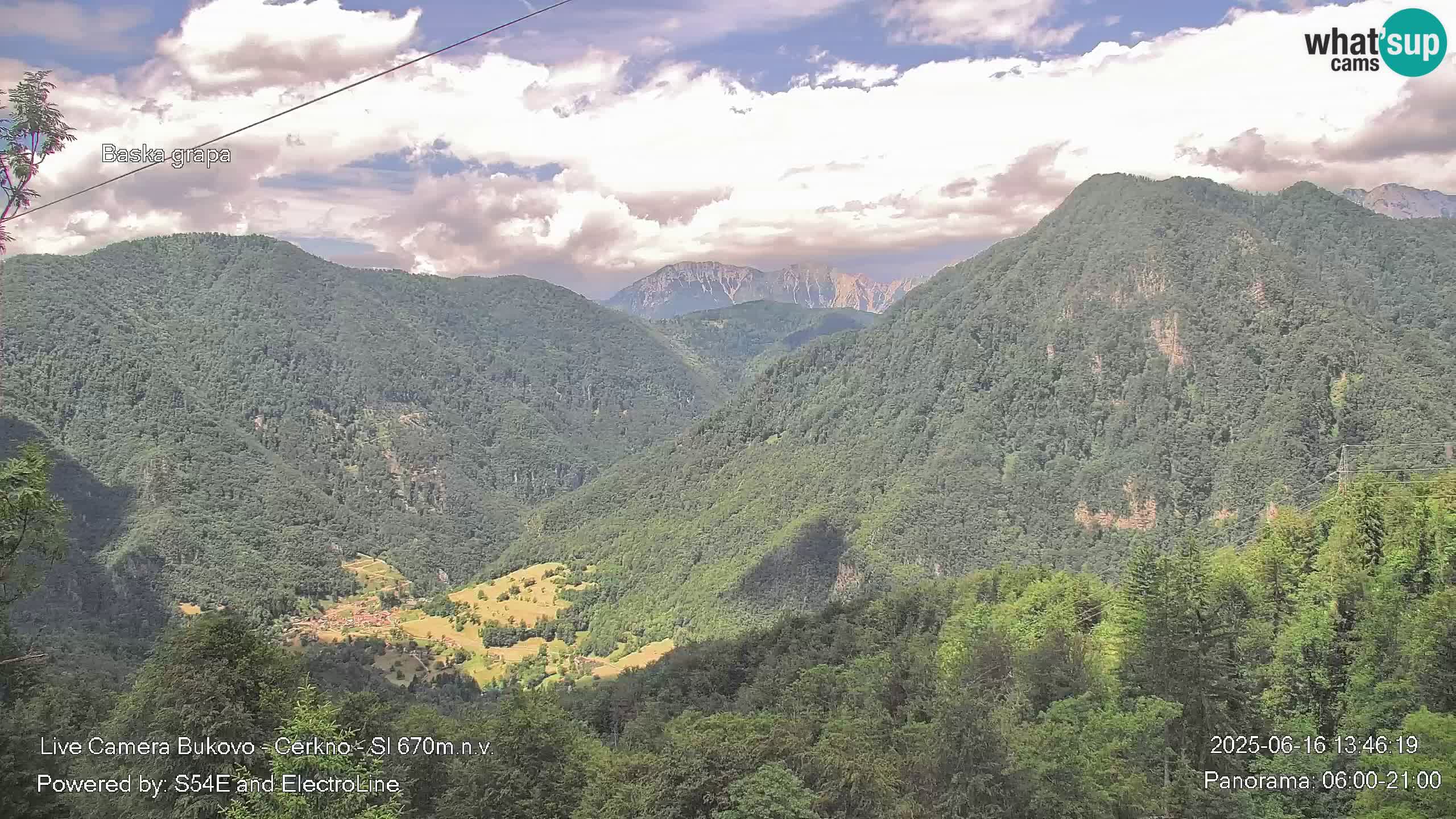 Webcam en vivo Bukovo – Baška grapa | Cerkno | Eslovenia