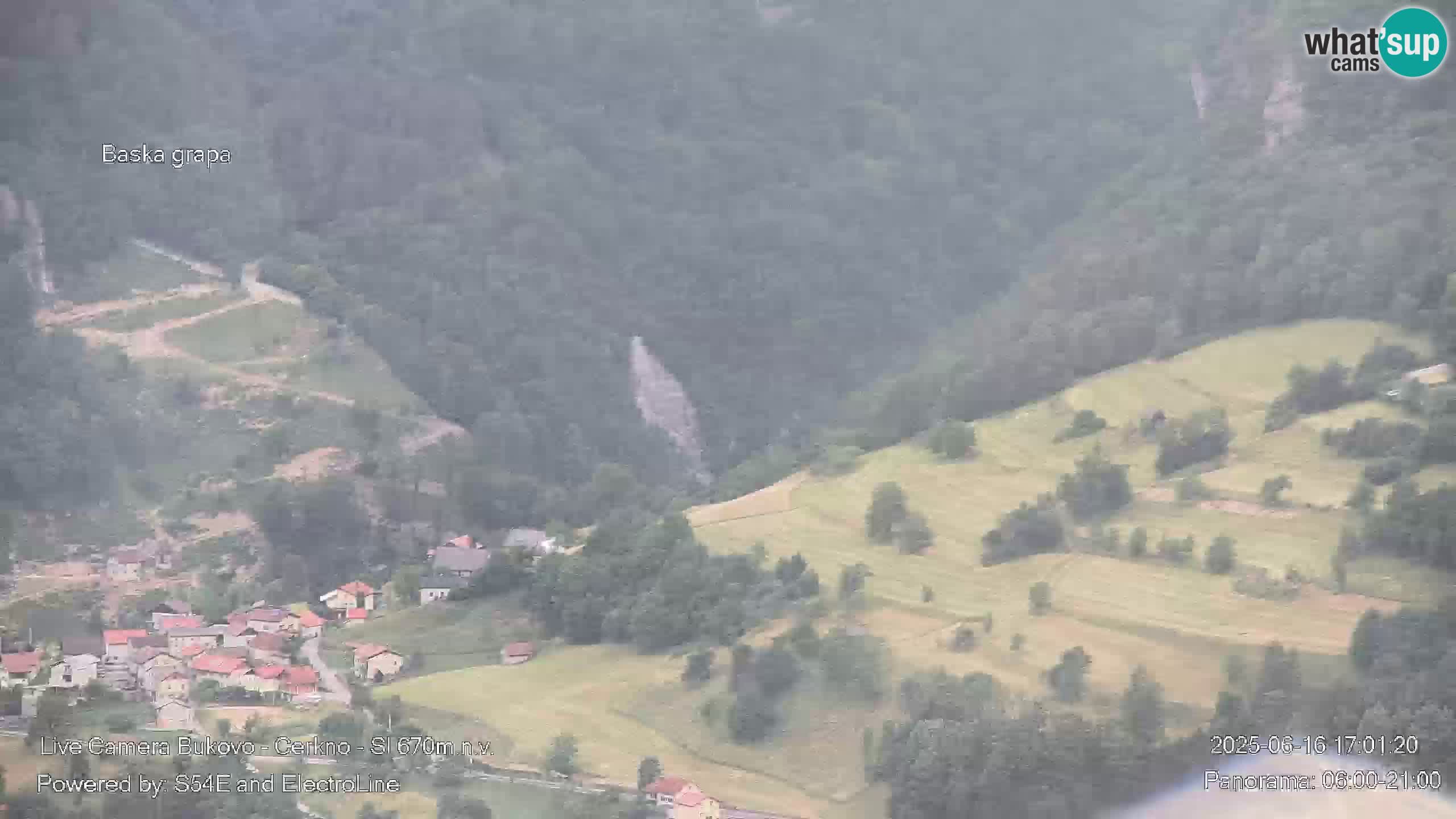 Webcam Bukovo – Baška grapa | Cerkno | Slovénie