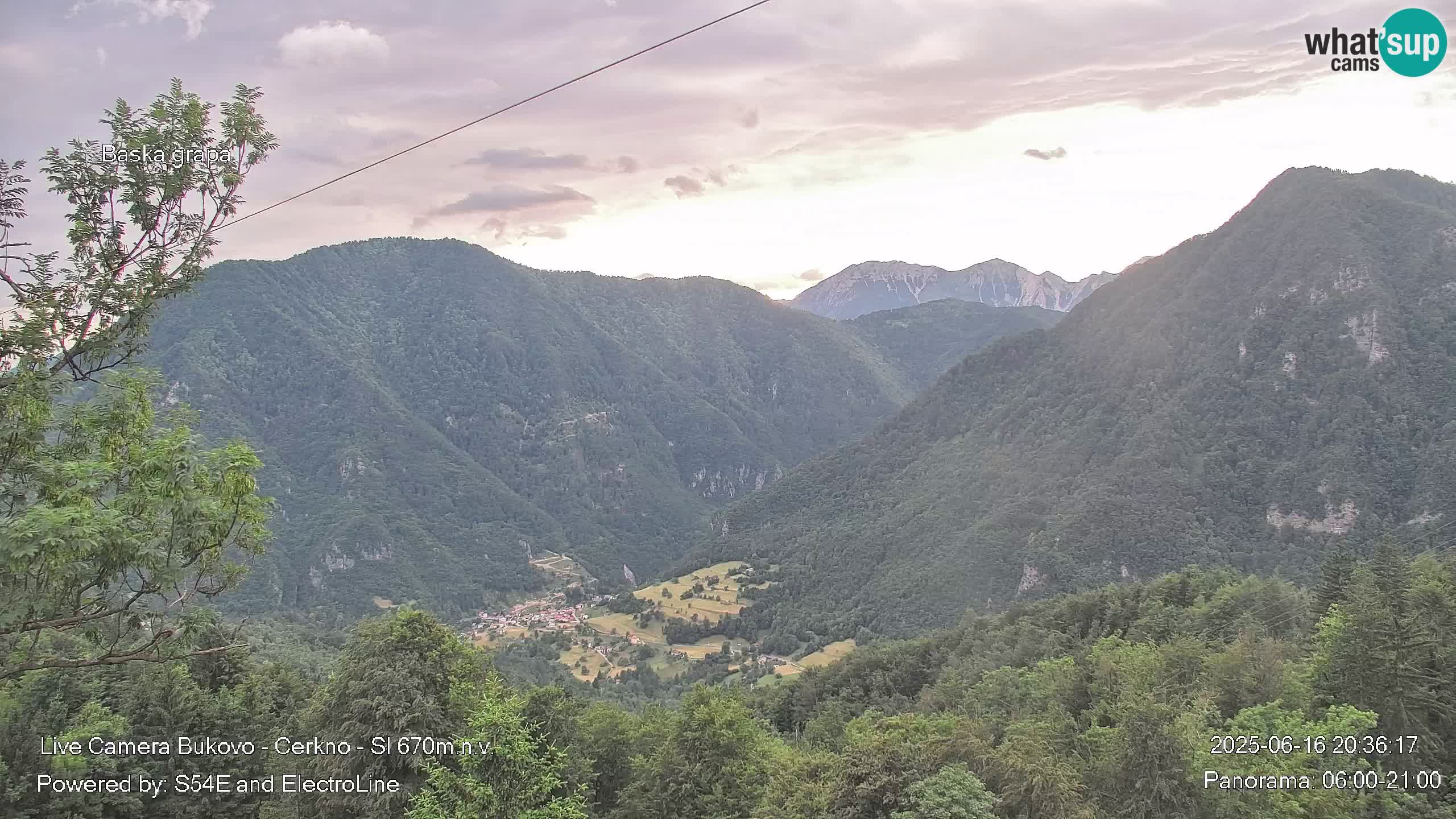 Webcam Bukovo – Baška grapa | Cerkno | Slovenia