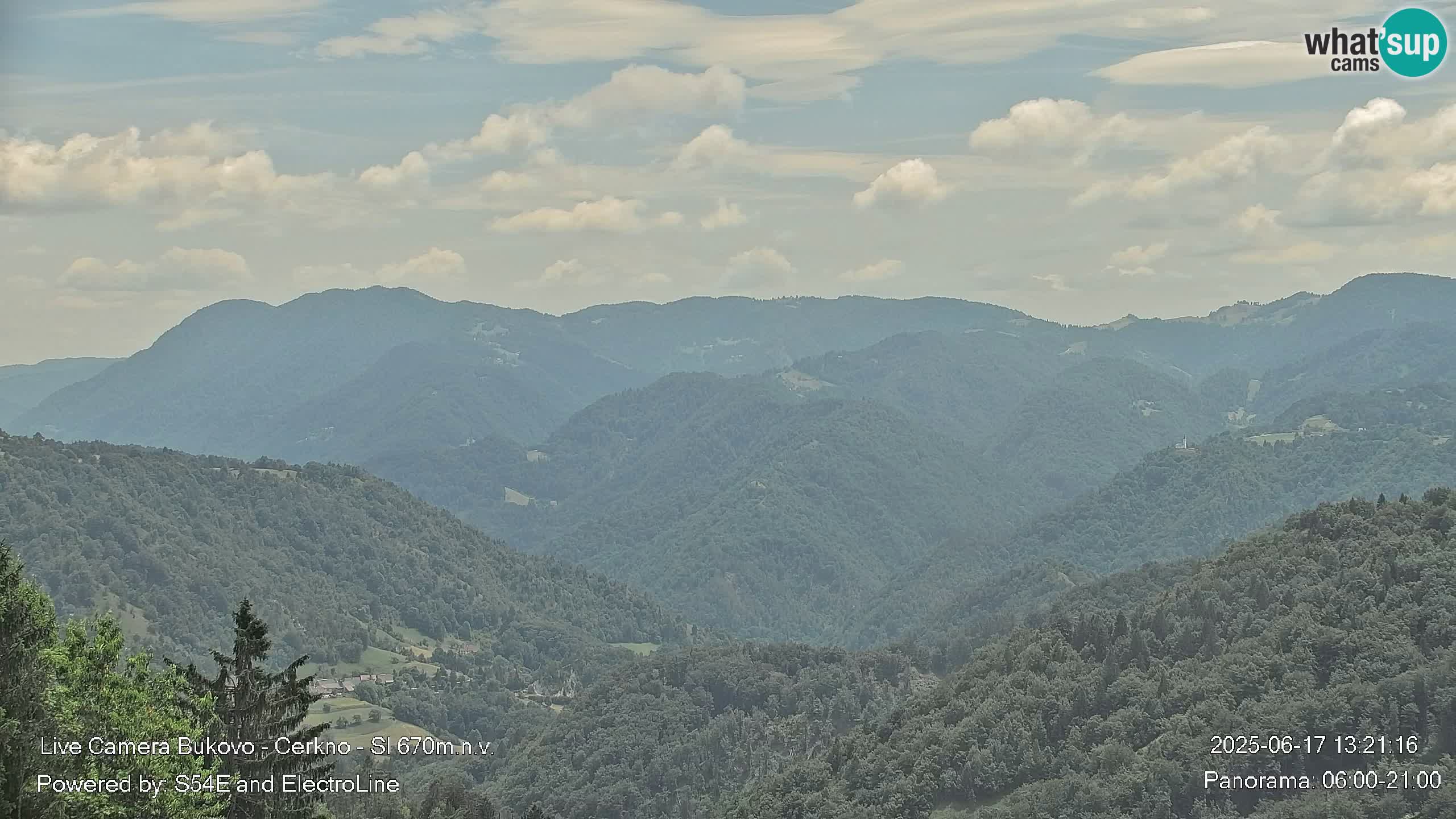 Web kamera Bukovo – Baška grapa | Cerkno | Slovenija
