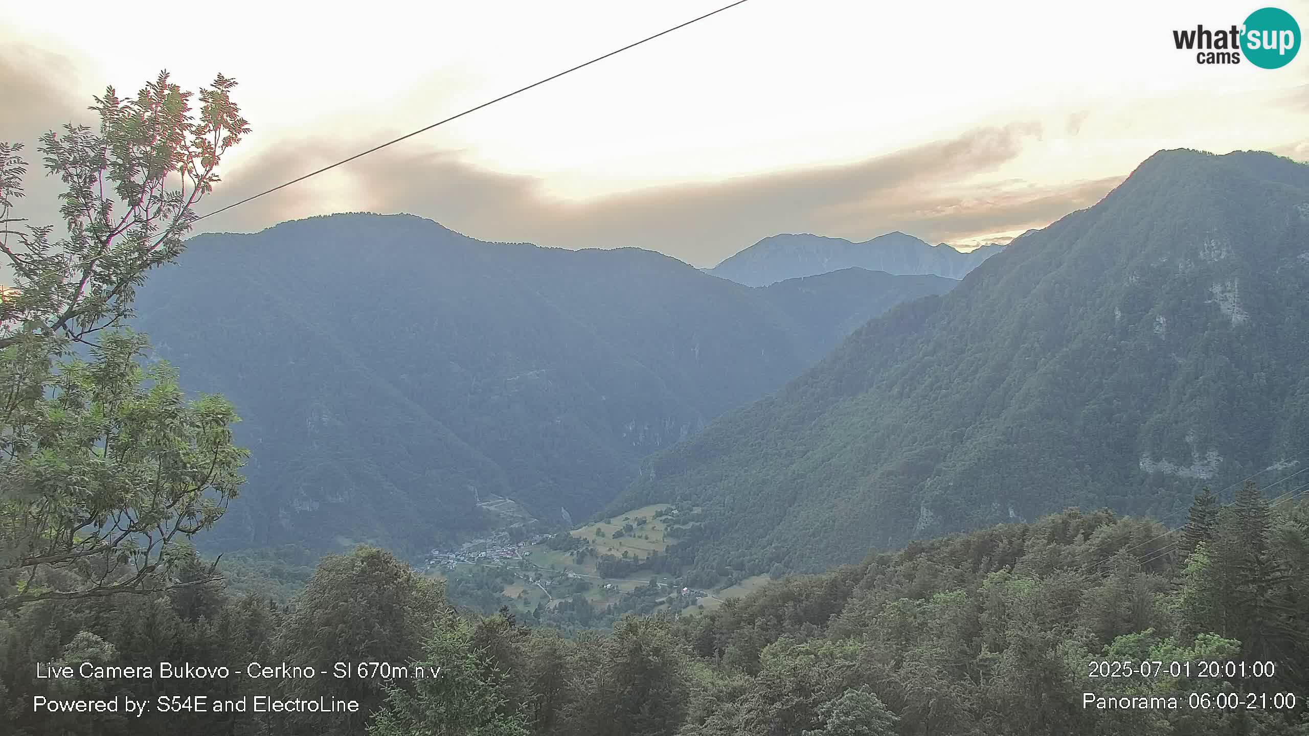 Web kamera Bukovo – Baška grapa | Cerkno | Slovenija