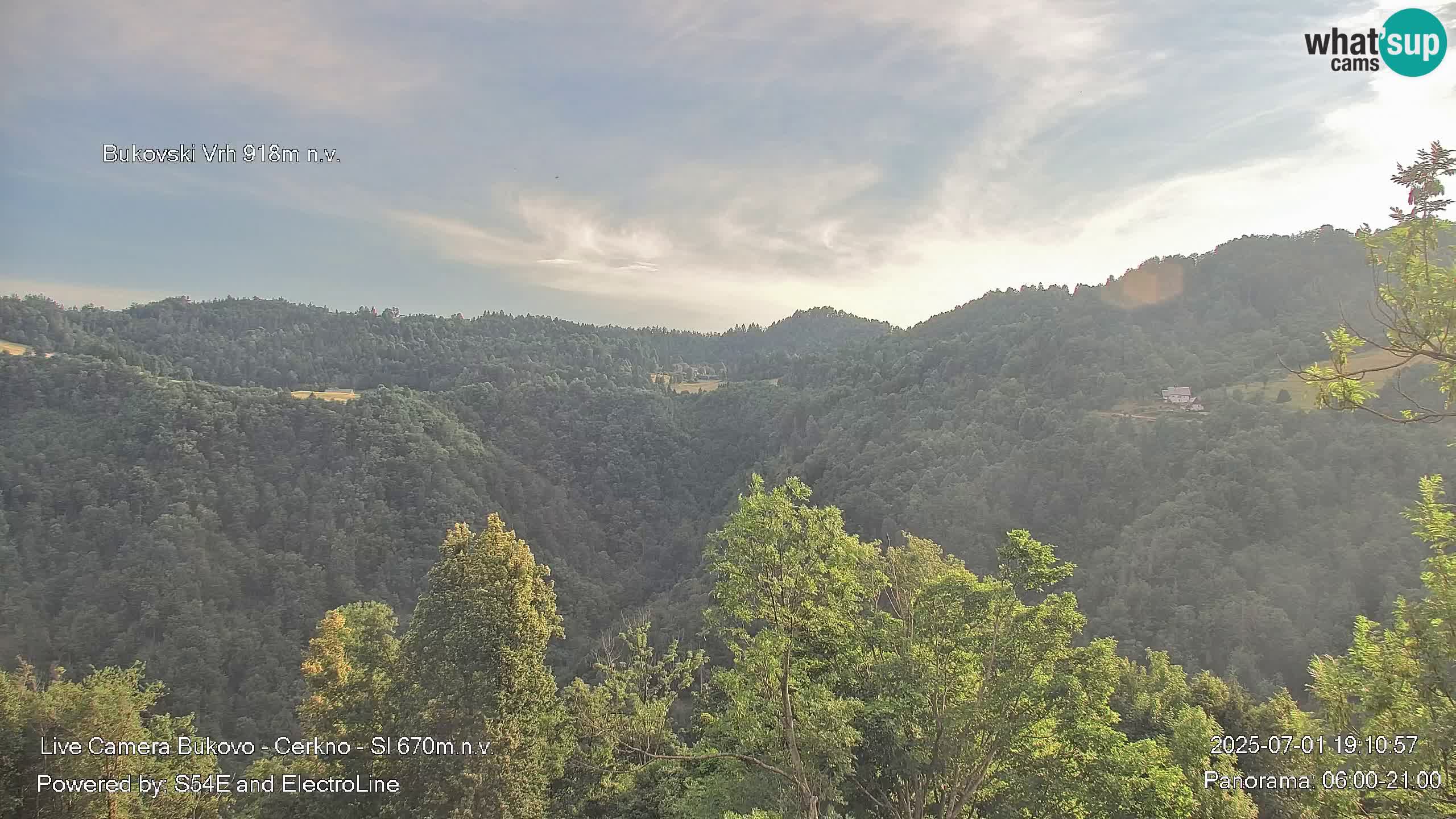 Webcam Bukovo – Baška grapa | Cerkno | Slovénie