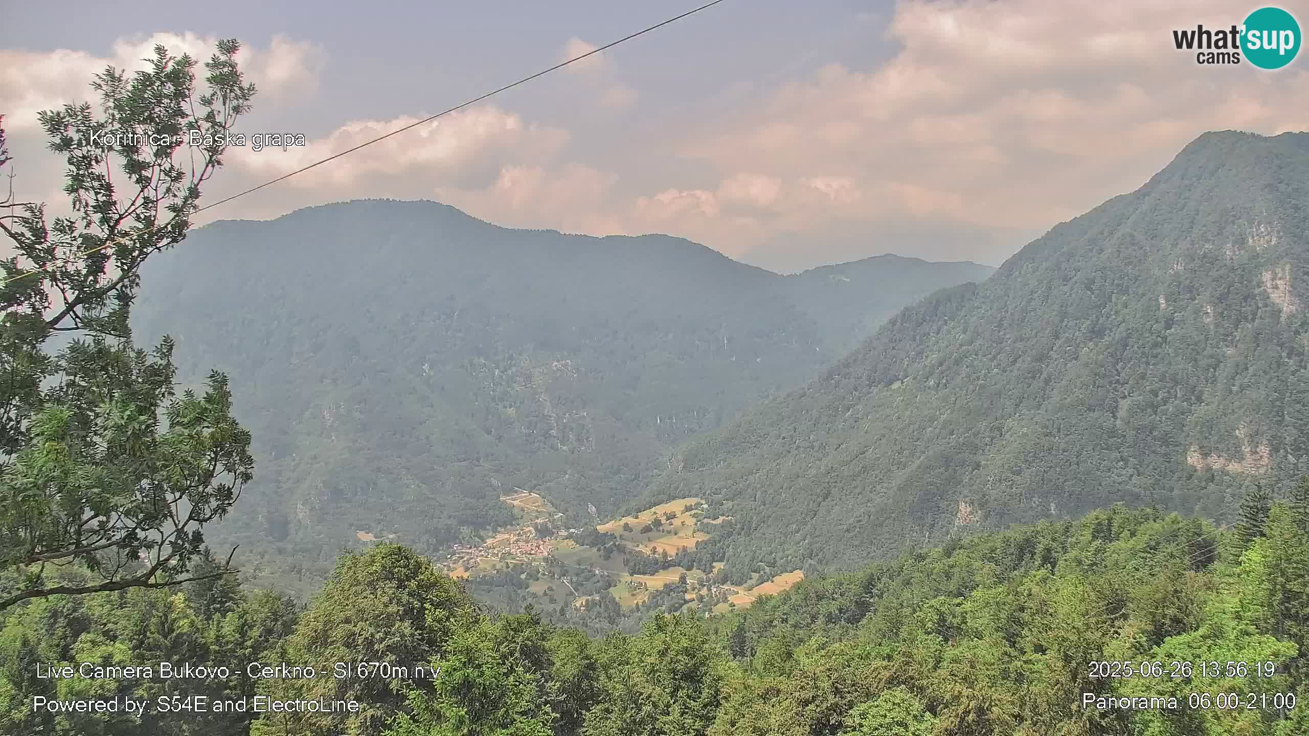 Webcam Bukovo – Baška grapa | Cerkno | Slovenia
