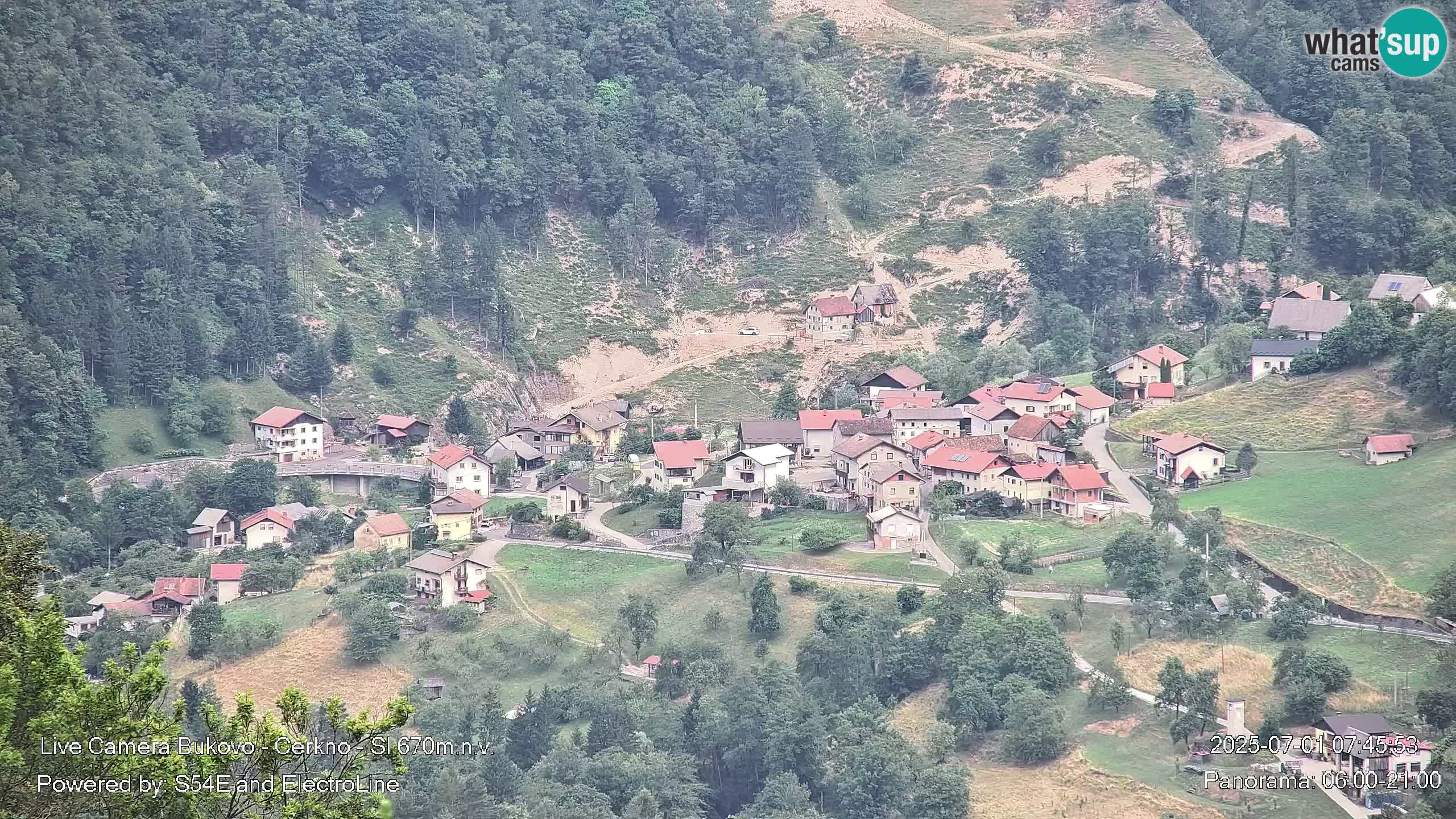 Webcam Bukovo – Baška grapa | Cerkno | Slovenia