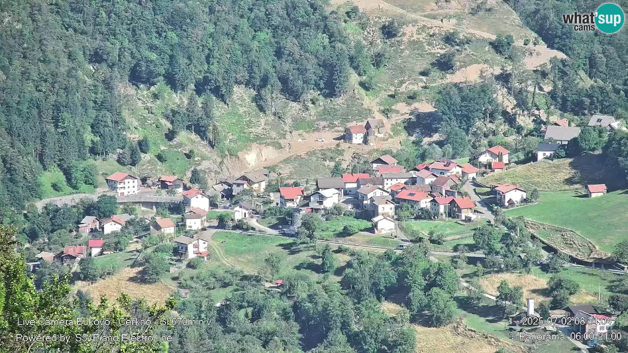 Webcam Bukovo – Baška grapa | Cerkno | Slovenia