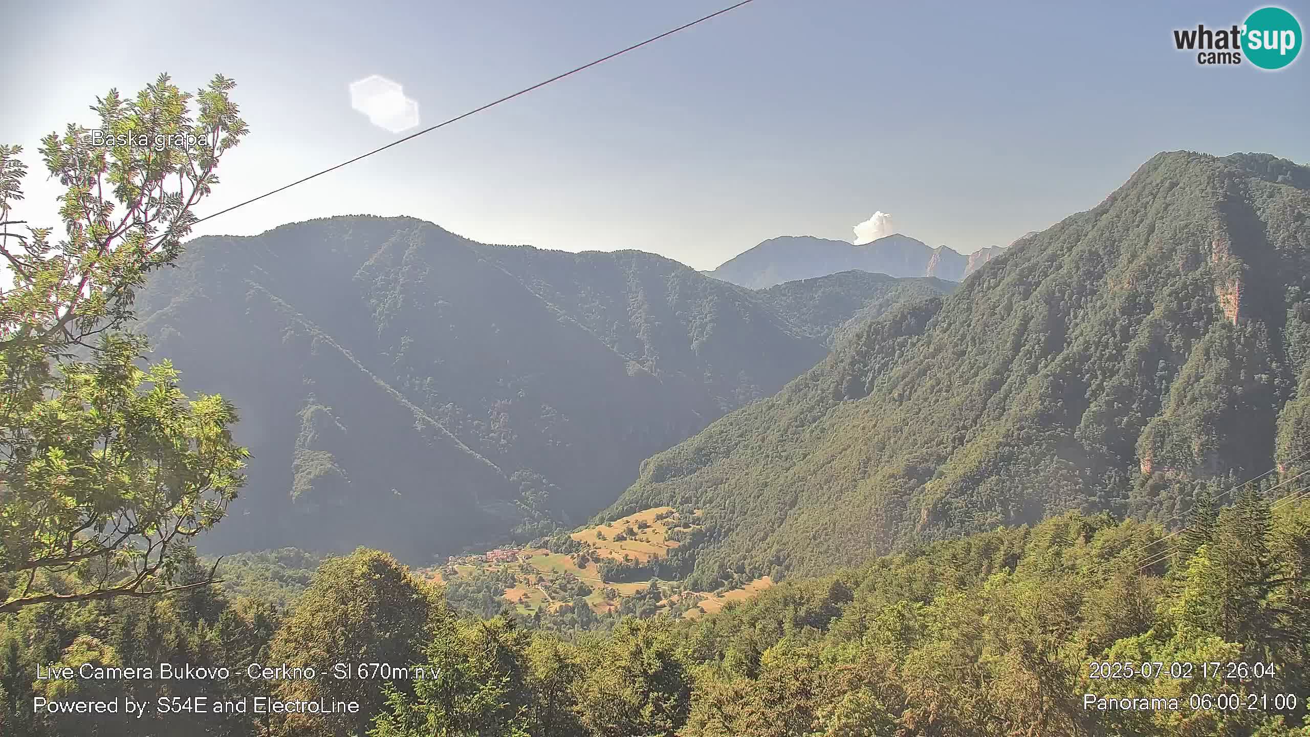 Webcam Bukovo – Baška grapa | Cerkno | Slovenia
