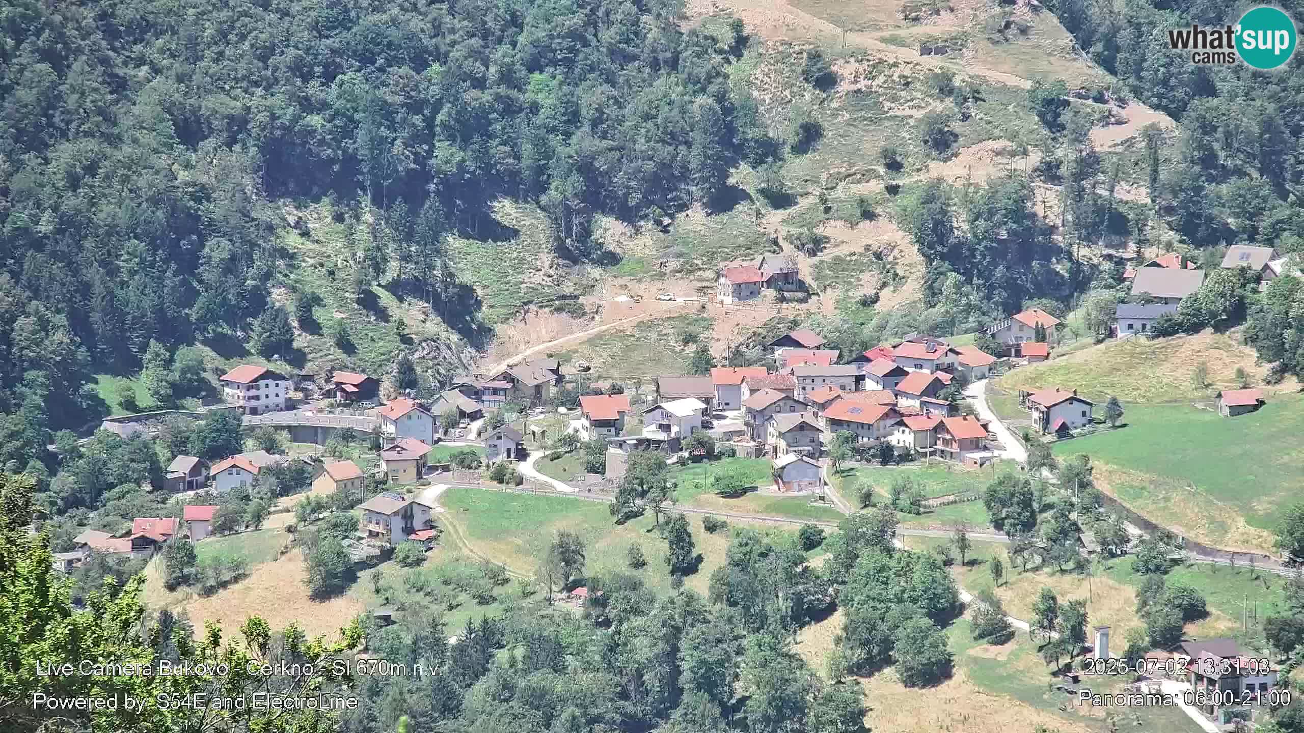 Webcam Bukovo – Baška grapa | Cerkno | Slovenia