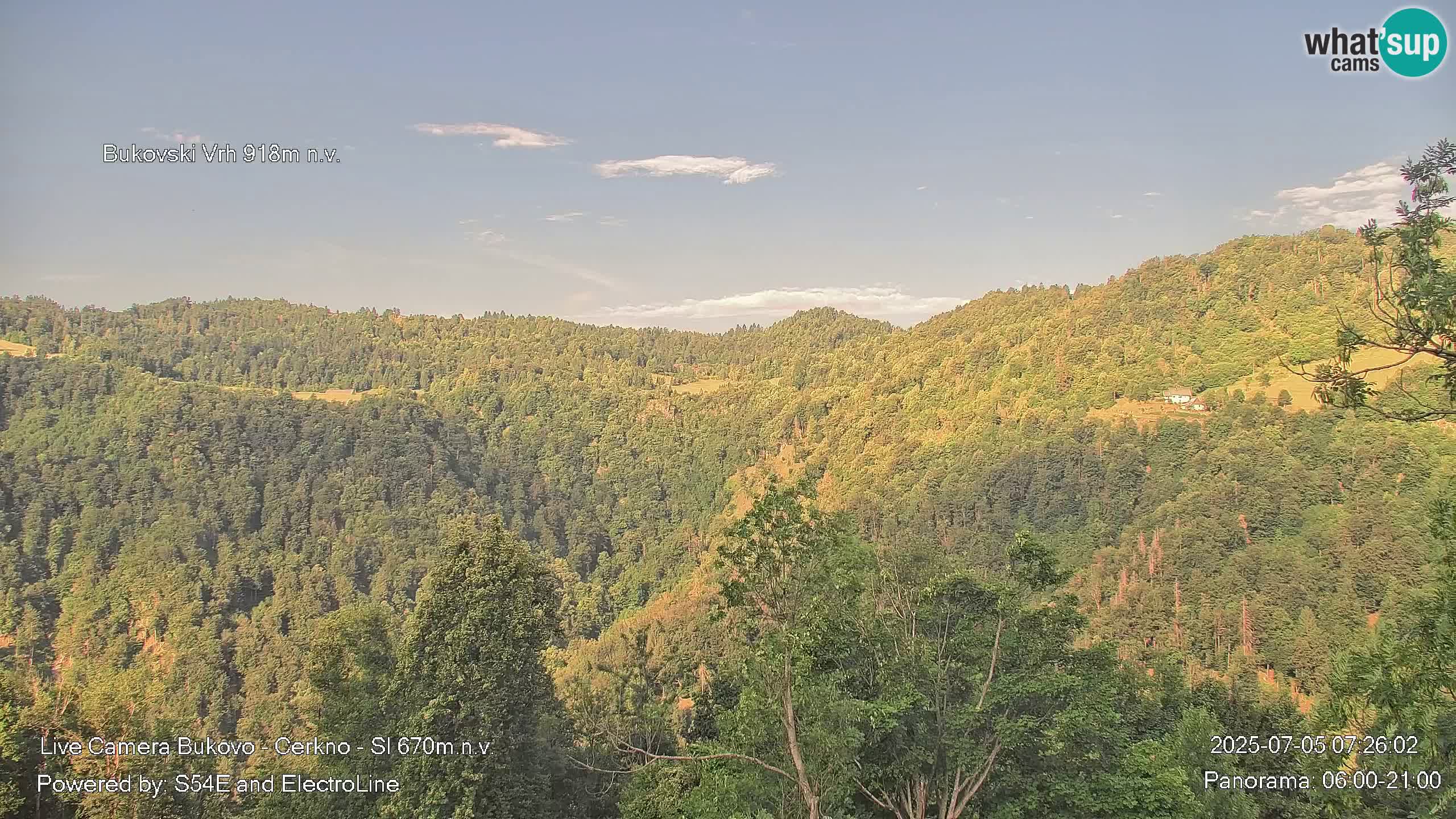 Webcam Bukovo – Baška grapa | Cerkno | Slovenia