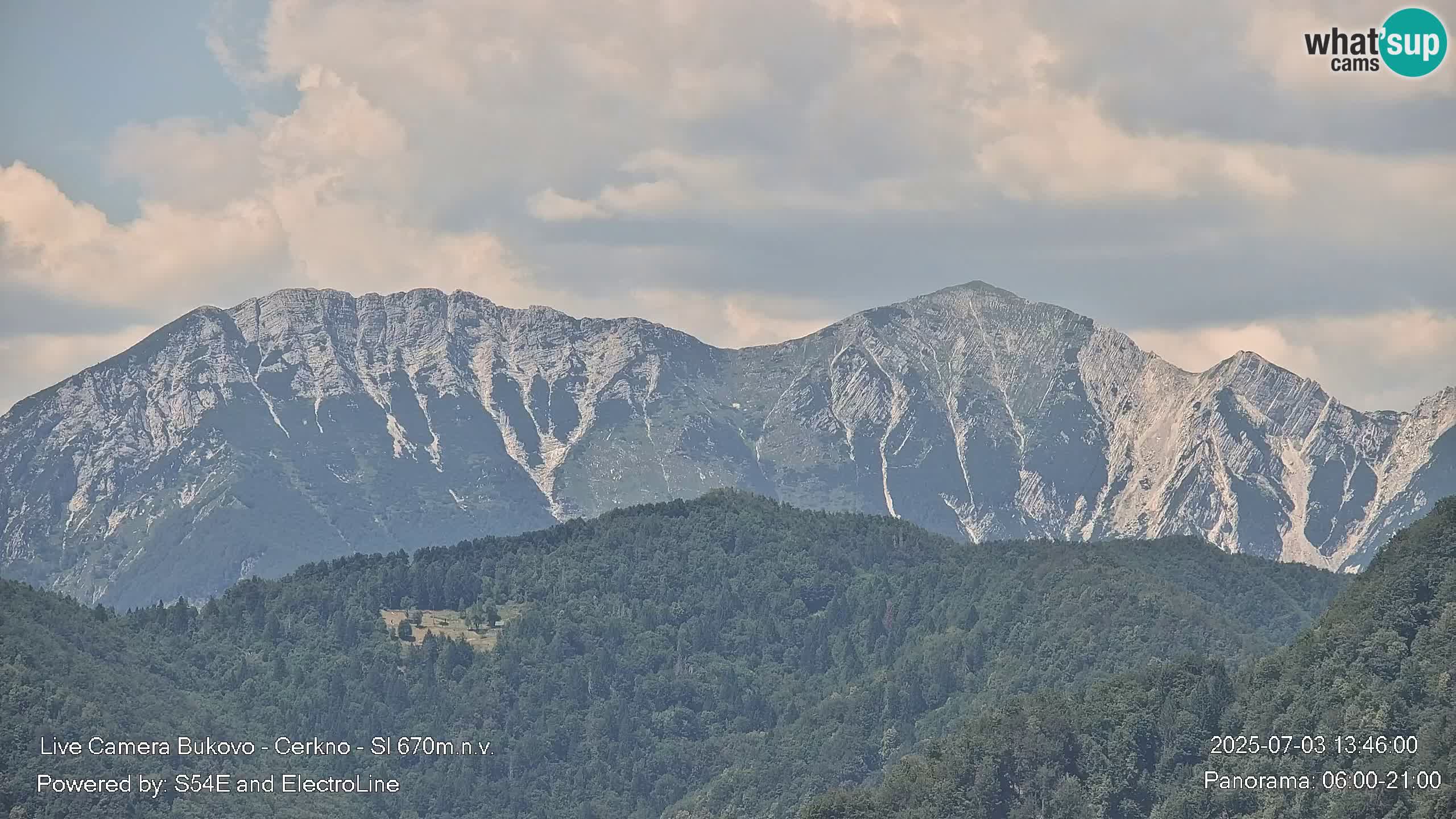 Webcam en vivo Bukovo – Baška grapa | Cerkno | Eslovenia