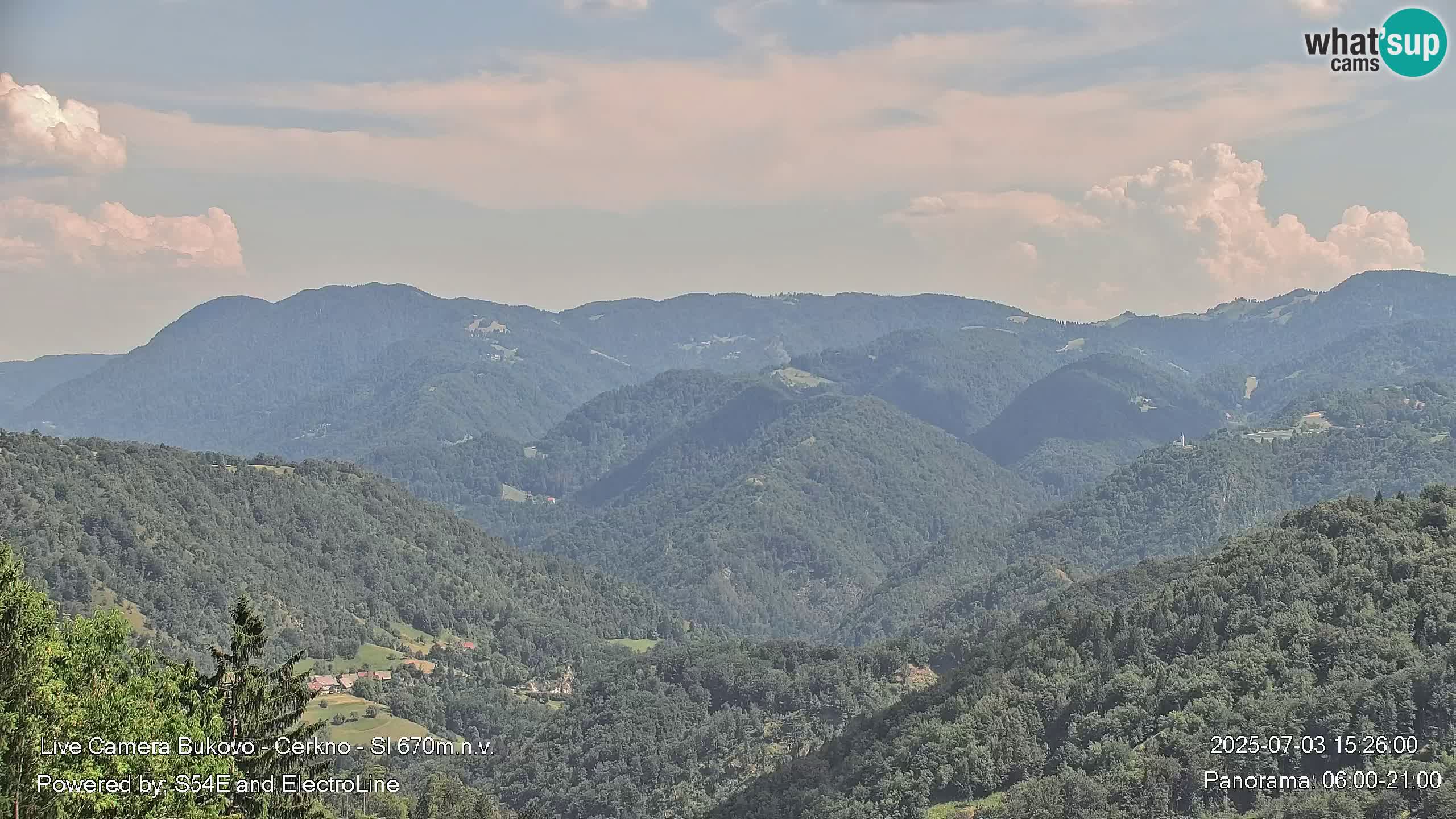 Webcam en vivo Bukovo – Baška grapa | Cerkno | Eslovenia