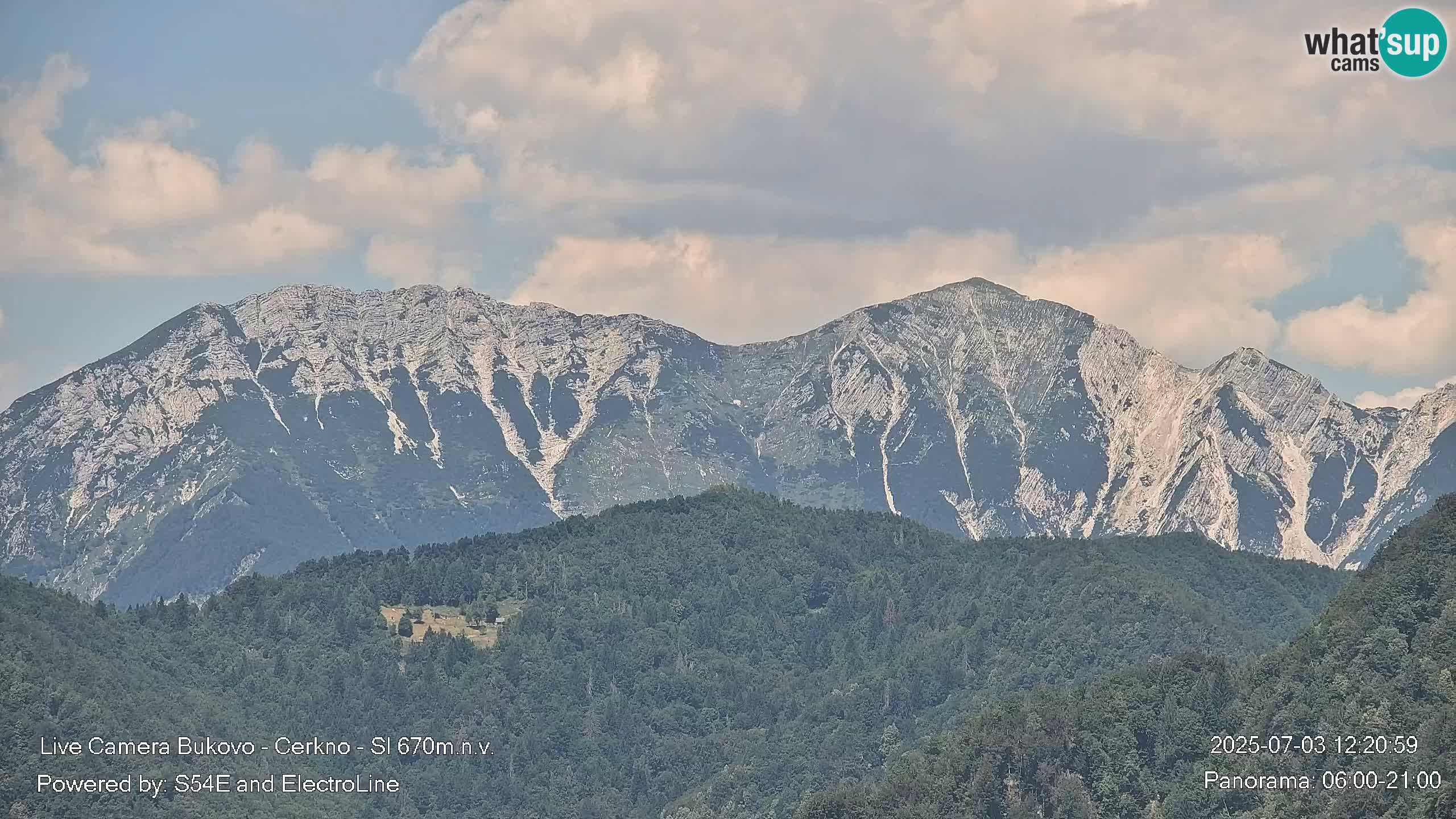 Bukovo Webcam – Baška grapa | Cerkno | Slowenien